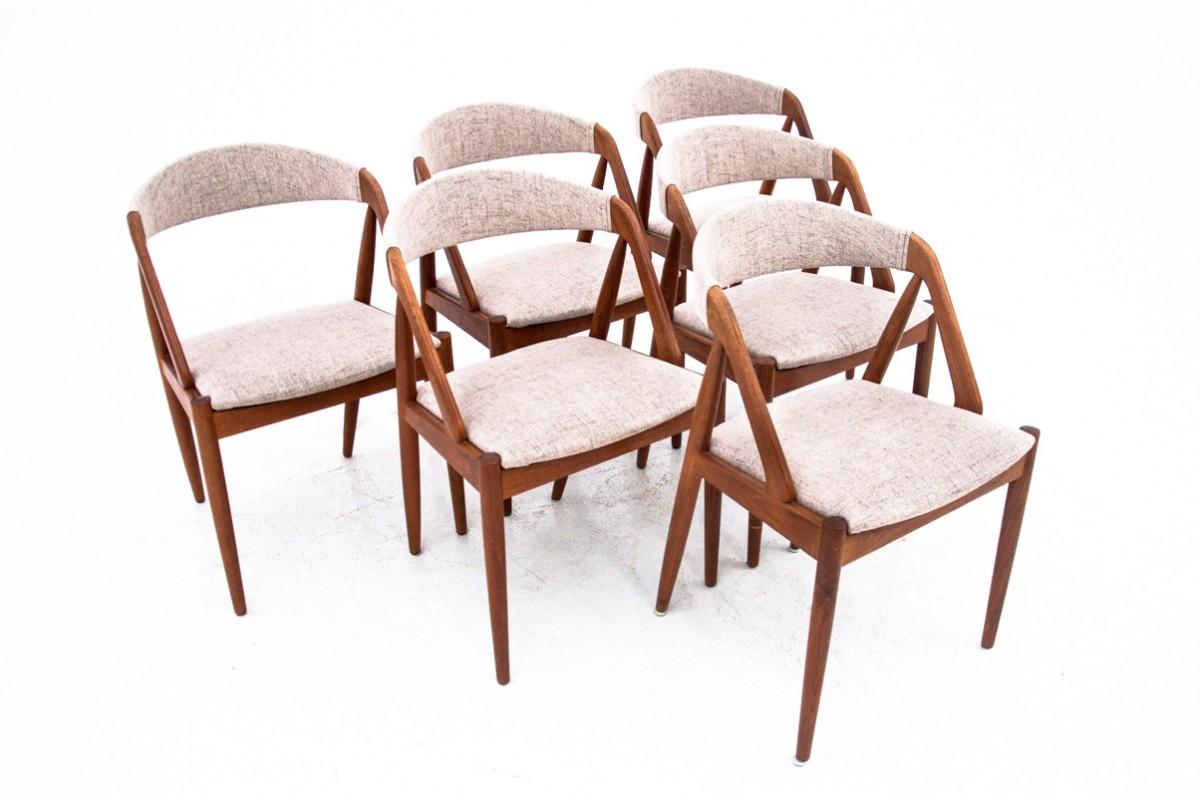 Chaises de salle à manger Model 31 par Kai Kristiansen, Danemark, années 1960. Ensemble de 6. en vente 4