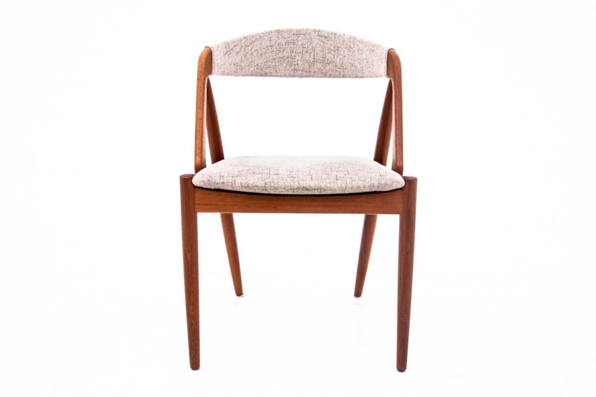 Mid-Century Modern Model 31 dining chairs by Kai Kristiansen, Denmark, 1960s. Set of 6. For Sale