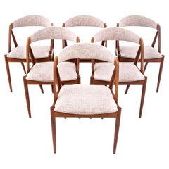 Model 31 dining chairs by Kai Kristiansen, Denmark, 1960s. Set of 6.