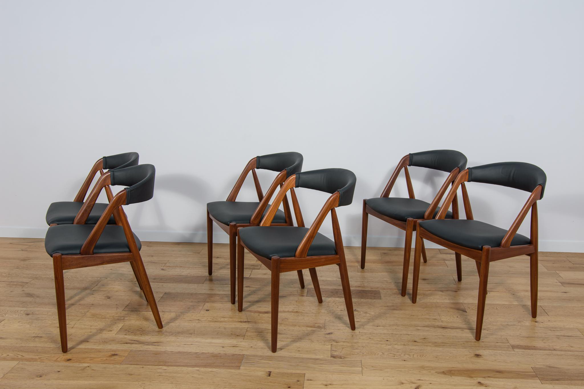 Danois Chaises de salle à manger modèle 31 par Kai Kristiansen pour Schou Andersen, Danemark, années 1960. en vente