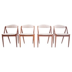 Quatre chaises de salle à manger modèle 31 de Kai Kristiansen, Danemark, années 1960