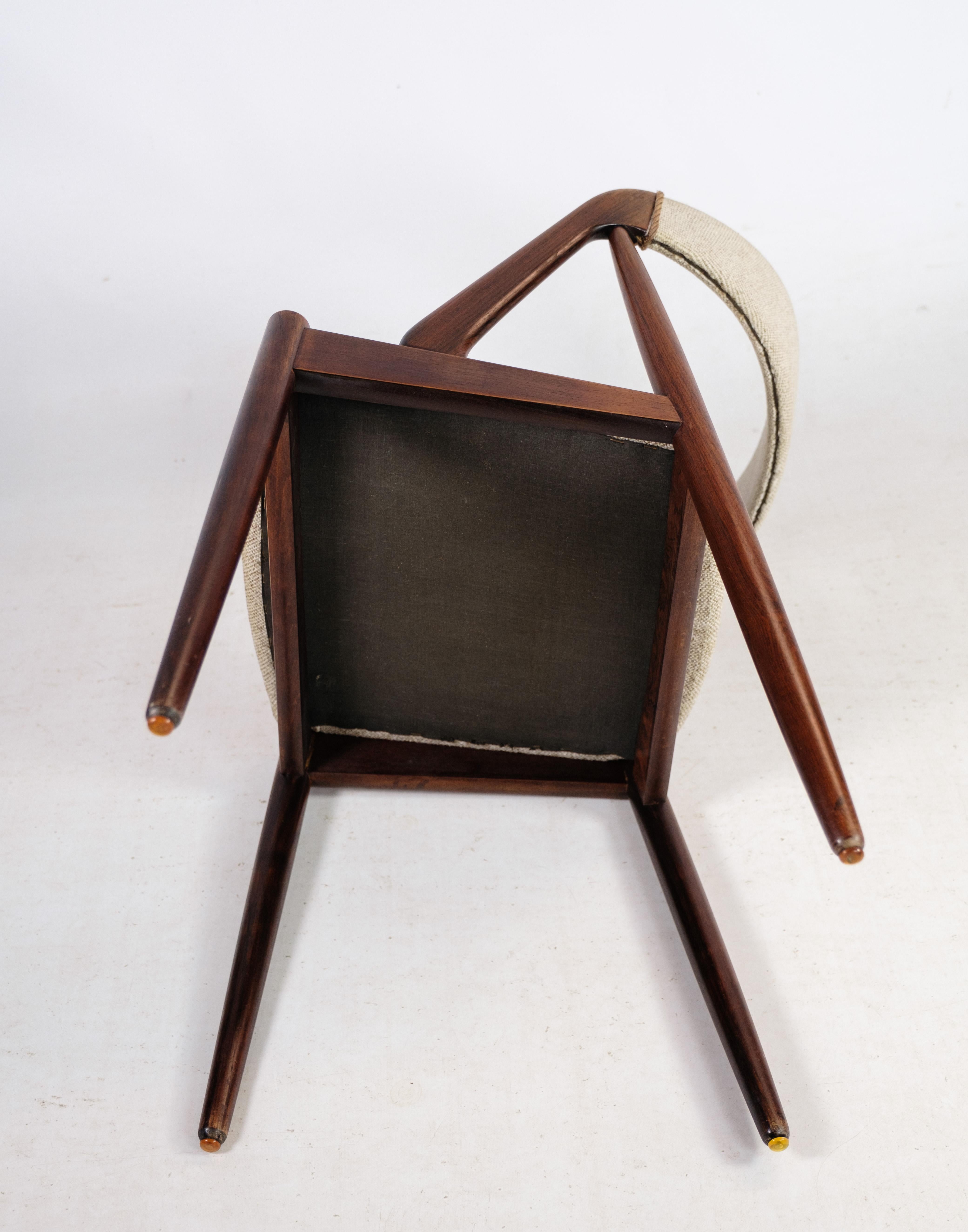 Chaises de salle à manger modèle 31 fabriquées en bois de rose par Kai Kristiansen des années 1960 en vente 4