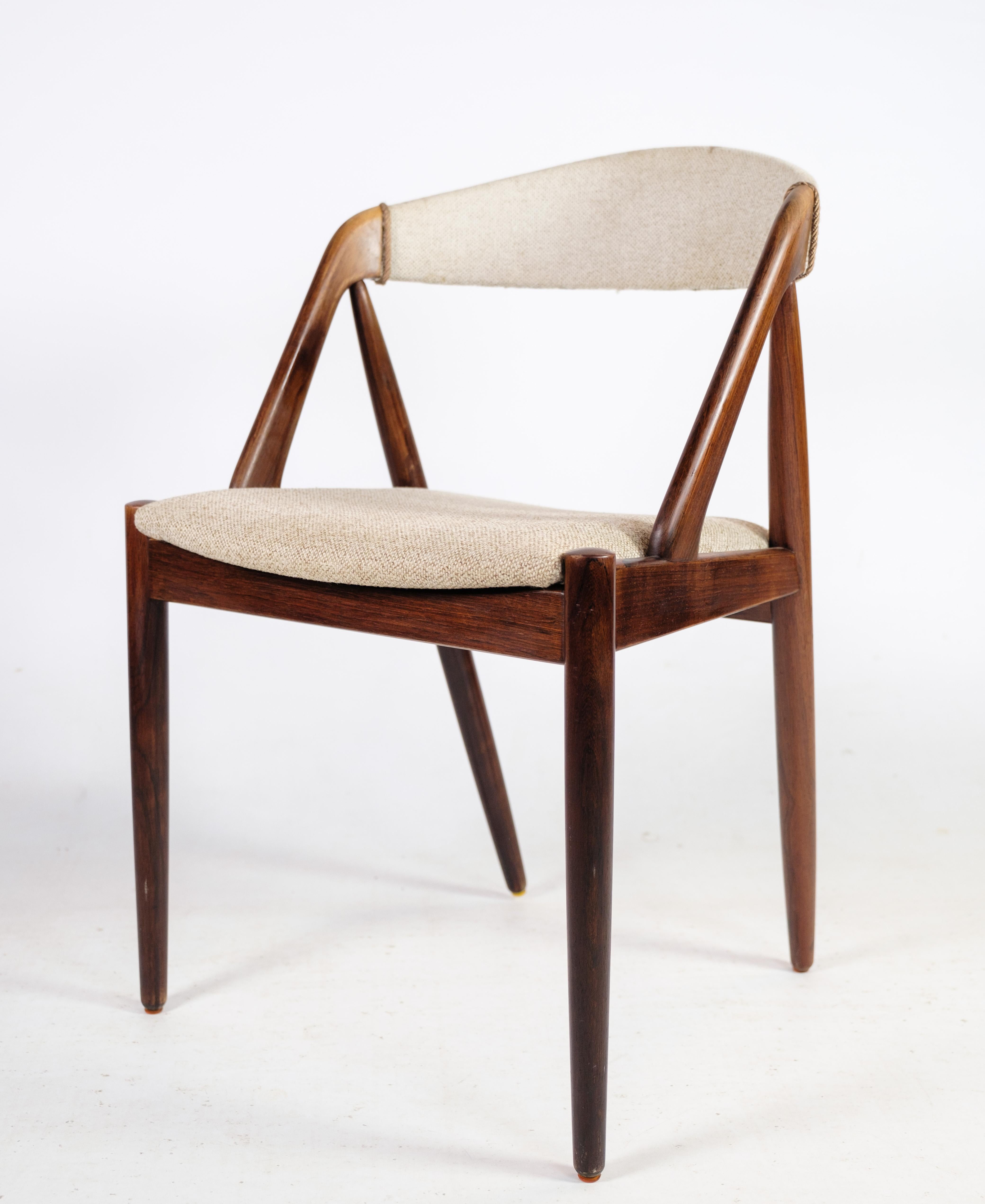Esszimmerstühle Modell 31 aus Palisanderholz, hergestellt in Rosenholz von Kai Kristiansen, 1960er Jahre im Angebot 12