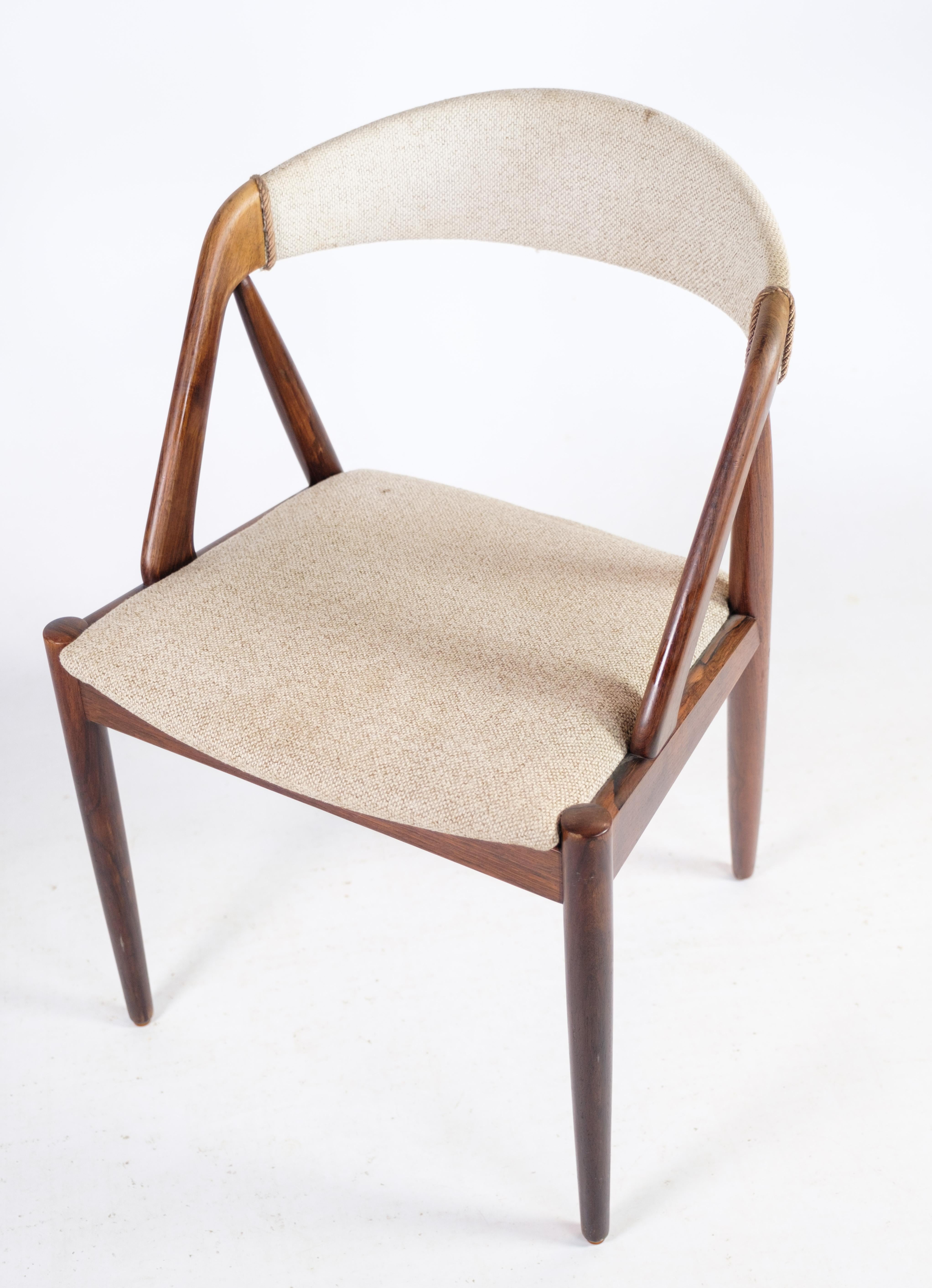 Chaises de salle à manger modèle 31 fabriquées en bois de rose par Kai Kristiansen des années 1960 en vente 13