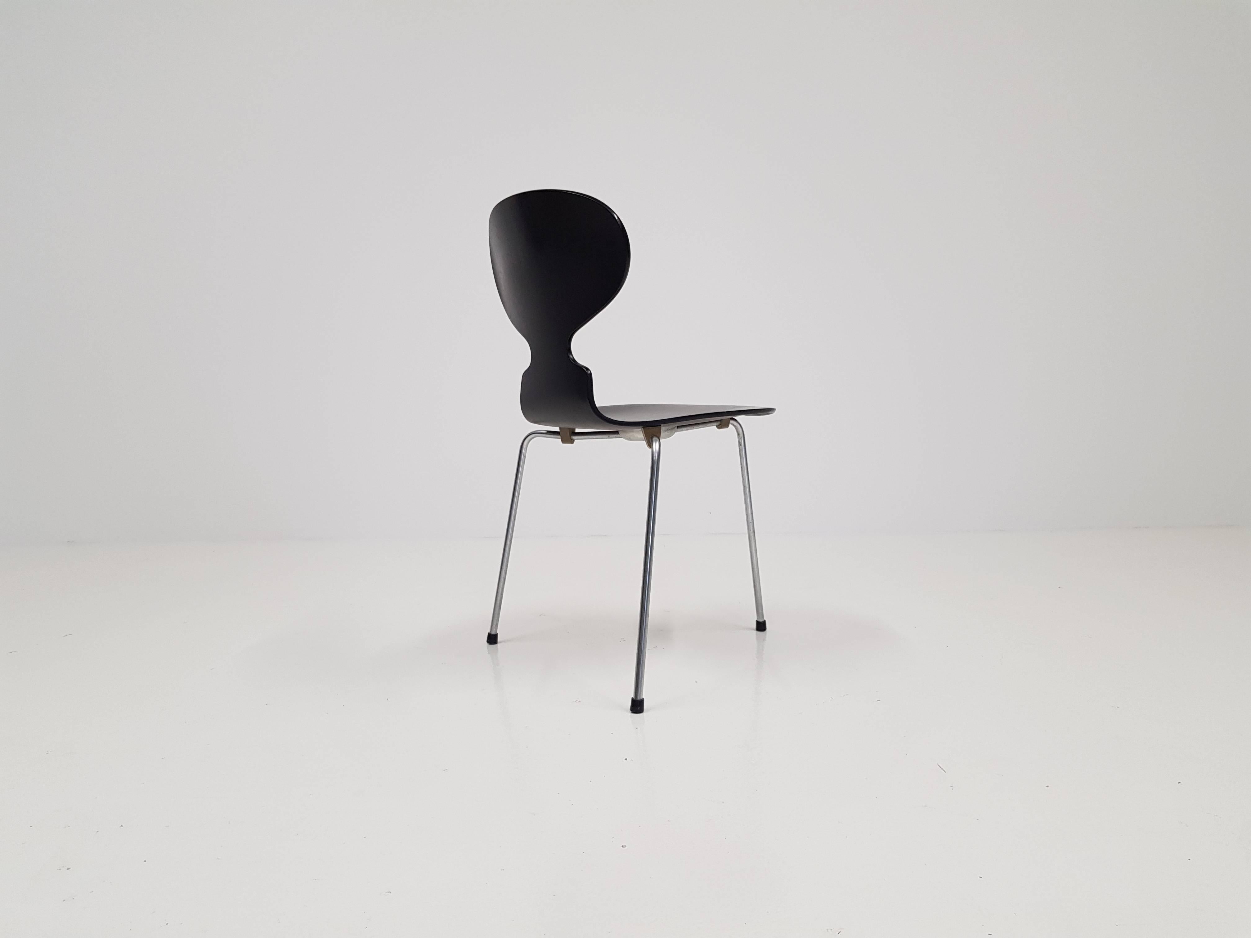 Mid-Century Modern Model 3100 'Ant' Chair by Arne Jacobsen for Fritz Hansen, Designed, 1952
