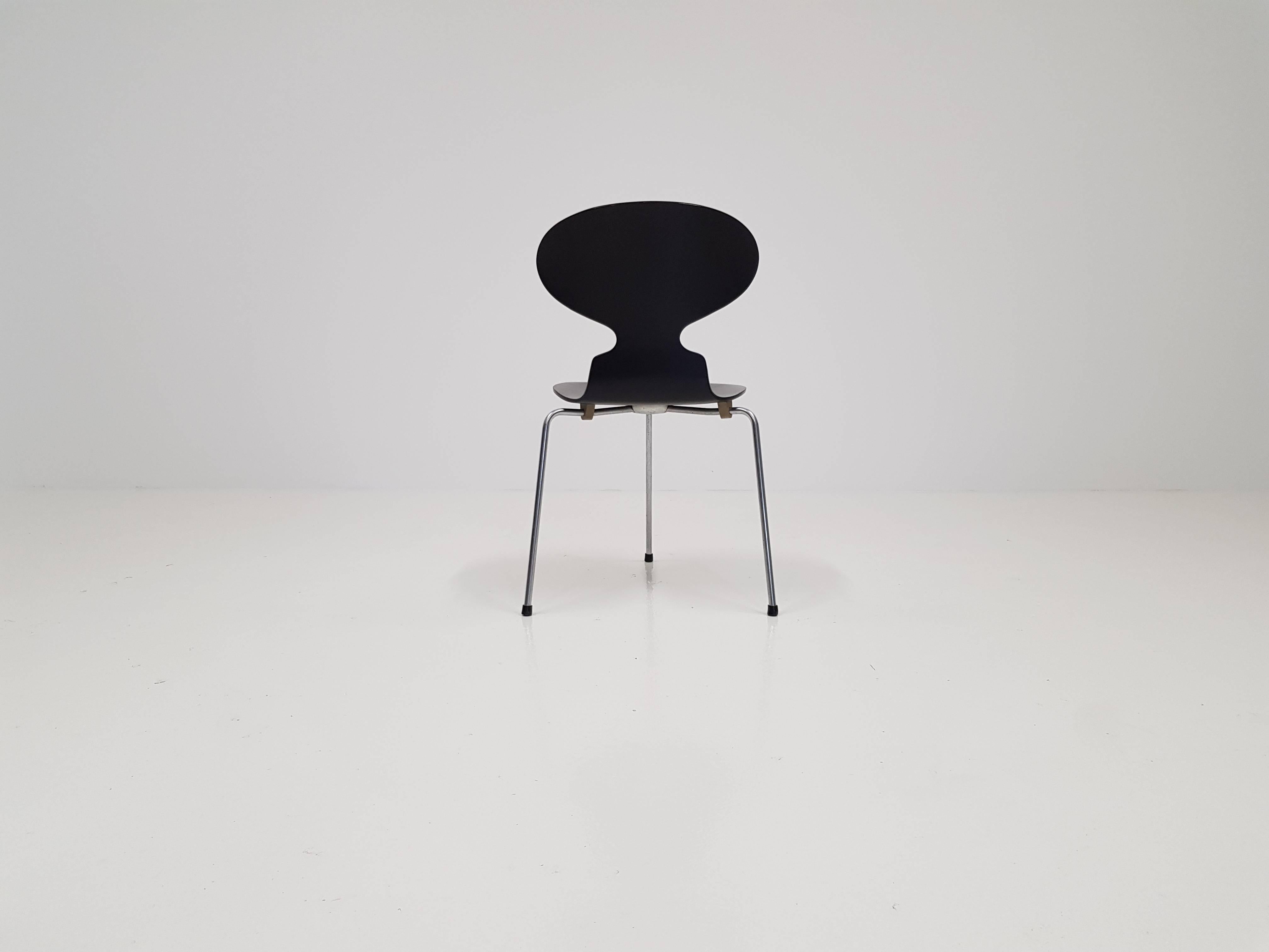 Danish Model 3100 'Ant' Chair by Arne Jacobsen for Fritz Hansen, Designed, 1952