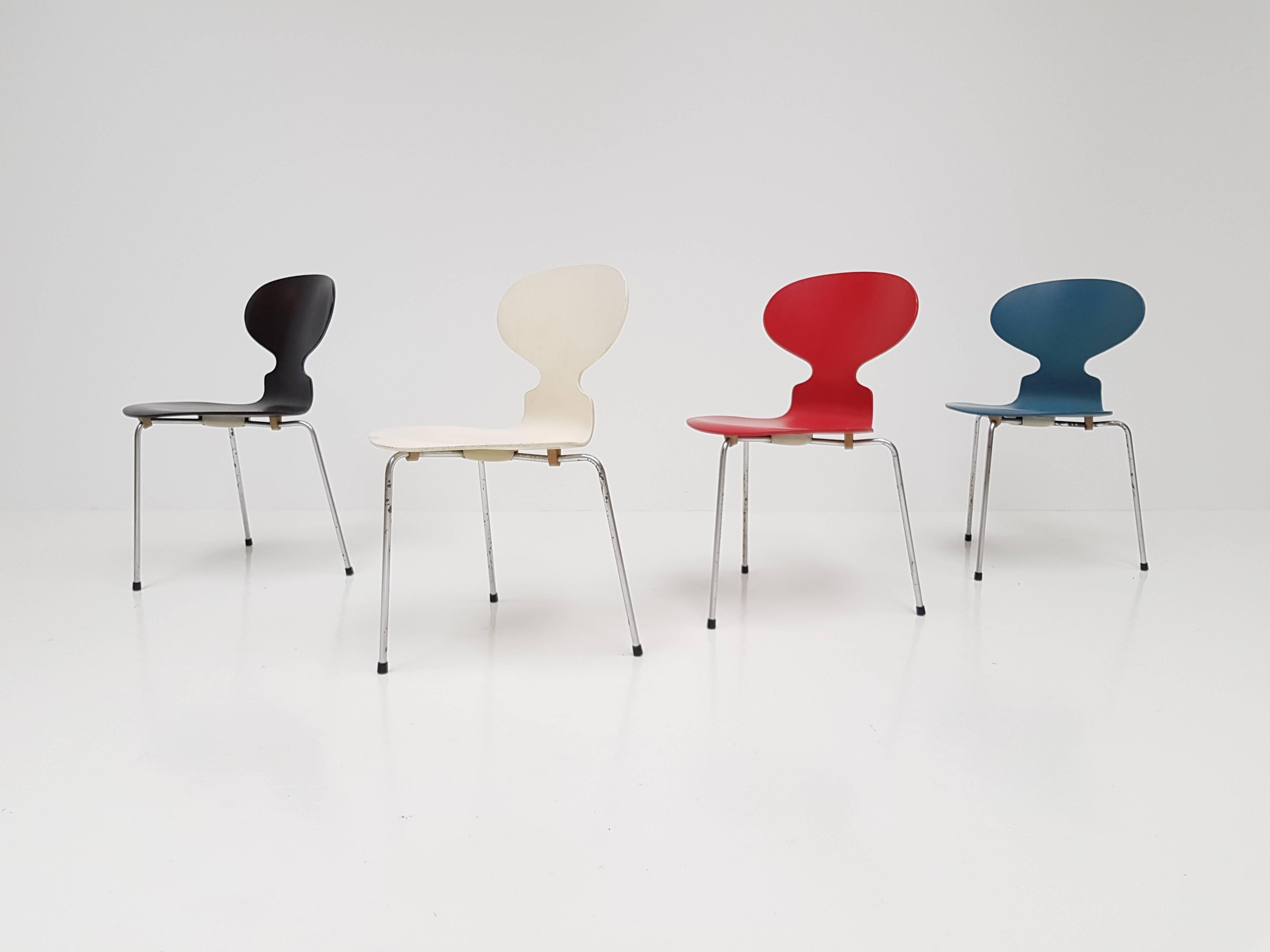 Danish Model 3100 'Ant' Chairs by Arne Jacobsen for Fritz Hansen, Designed 1952