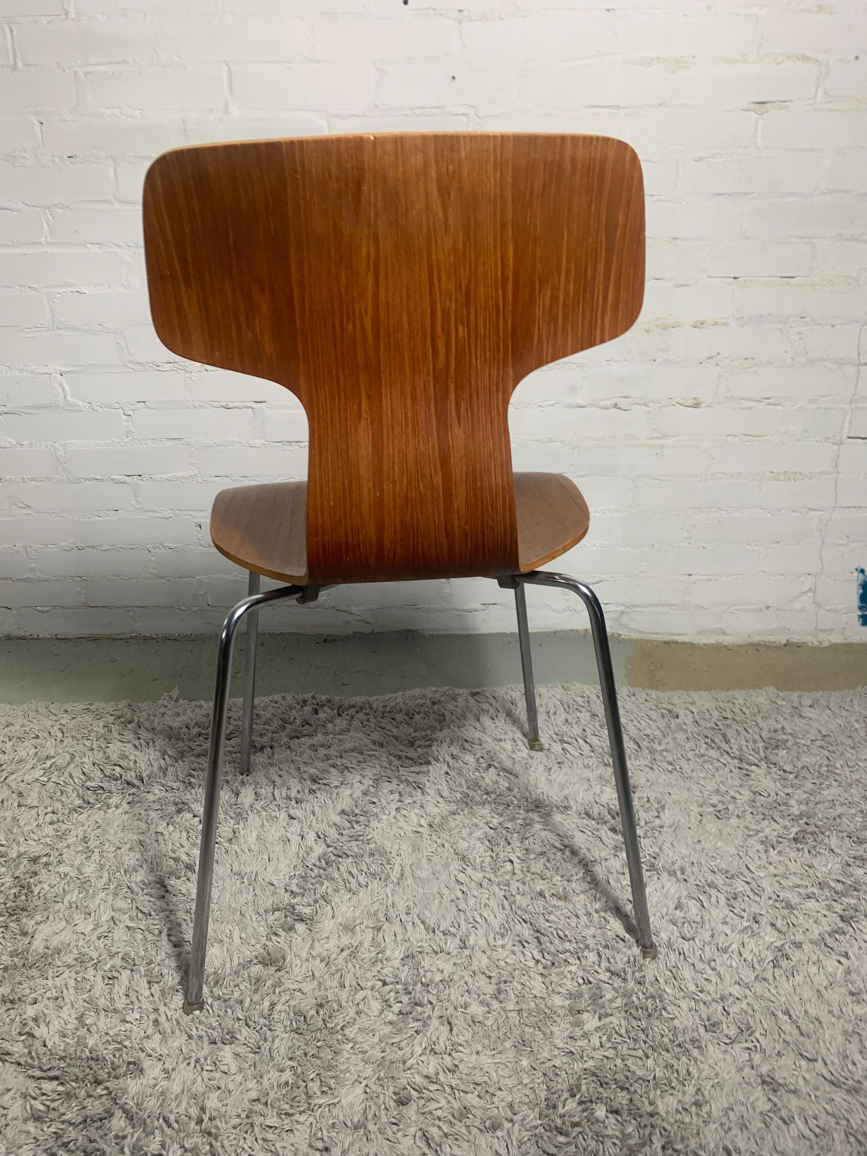 Mid-20th Century Model 3103 Hammer Chair by Arne Jacobsen for Fritz Hansen, 1960s