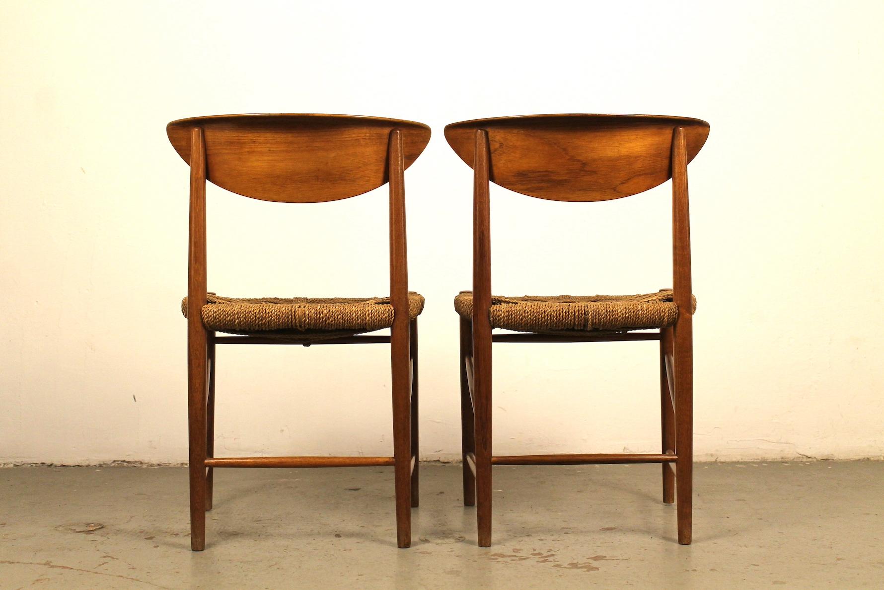 Model 316 Dining chairs by Søborg Møbelfabrik, set of 2 In Good Condition In Roma, RM