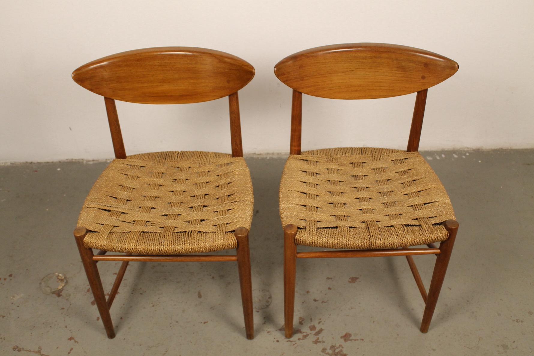 Rope Model 316 Dining chairs by Søborg Møbelfabrik, set of 2