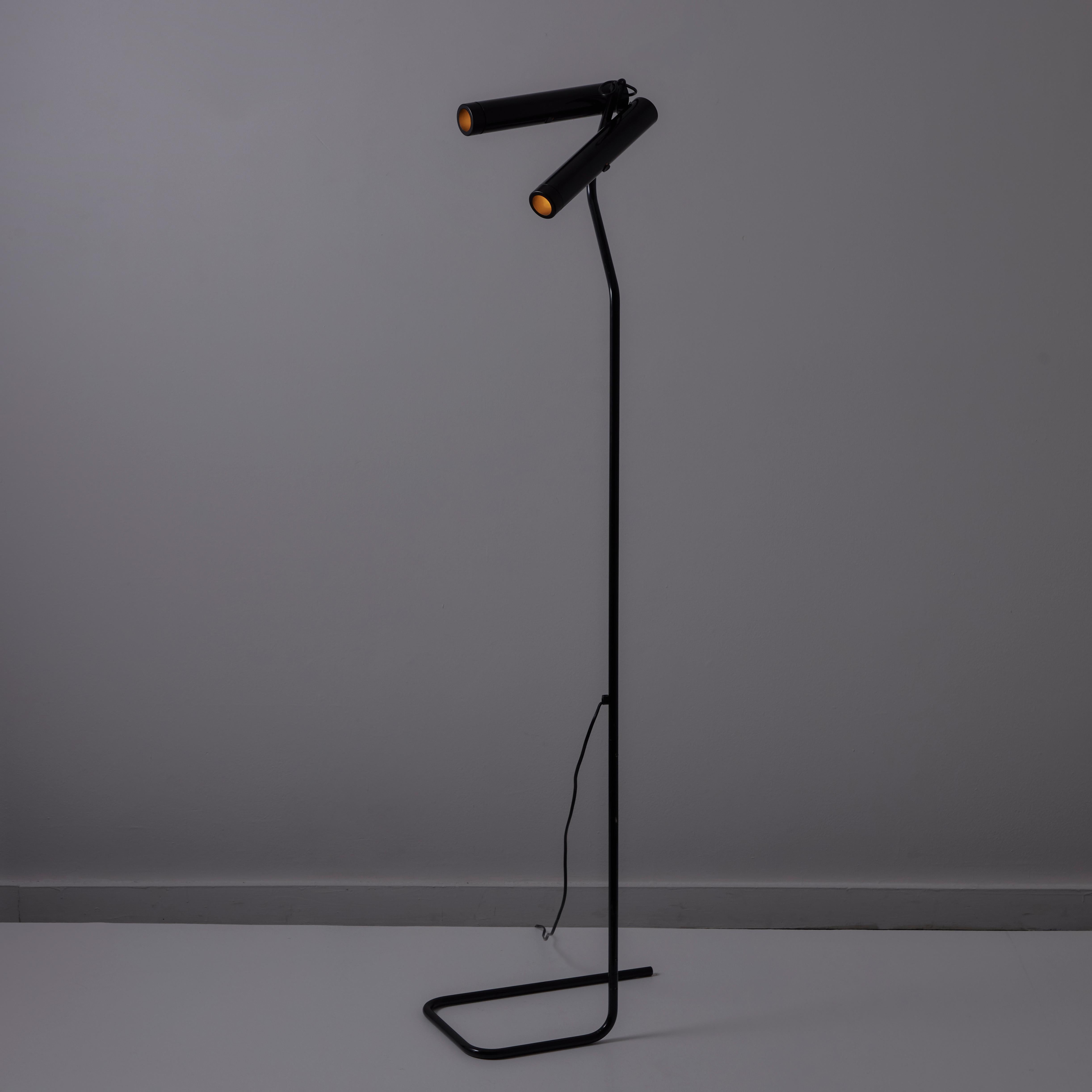 Aluminum Model 321 'Idomedue' Floor Lamp by Vico Magistretti for Oluce