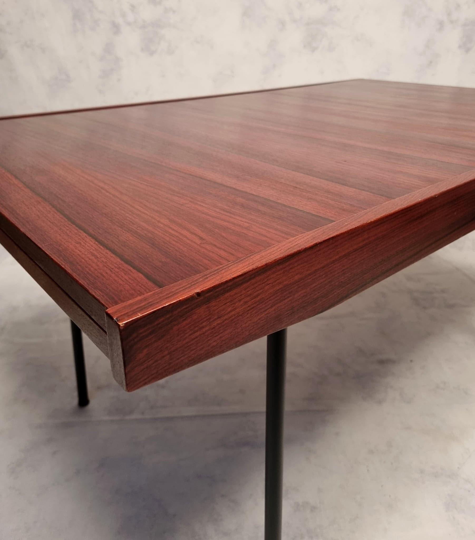 French Model 324 Table by Alain Richard, Meubles TV Edition, Rosewood, Ca 1953