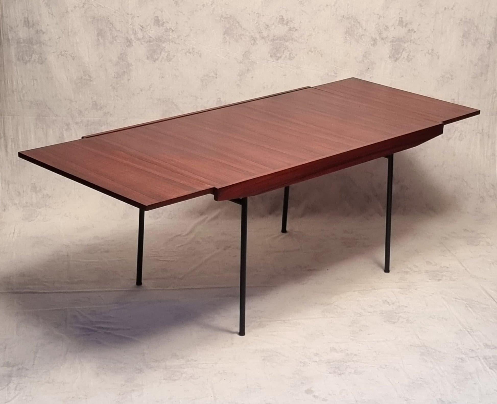 Mid-20th Century Model 324 Table by Alain Richard, Meubles TV Edition, Rosewood, Ca 1953