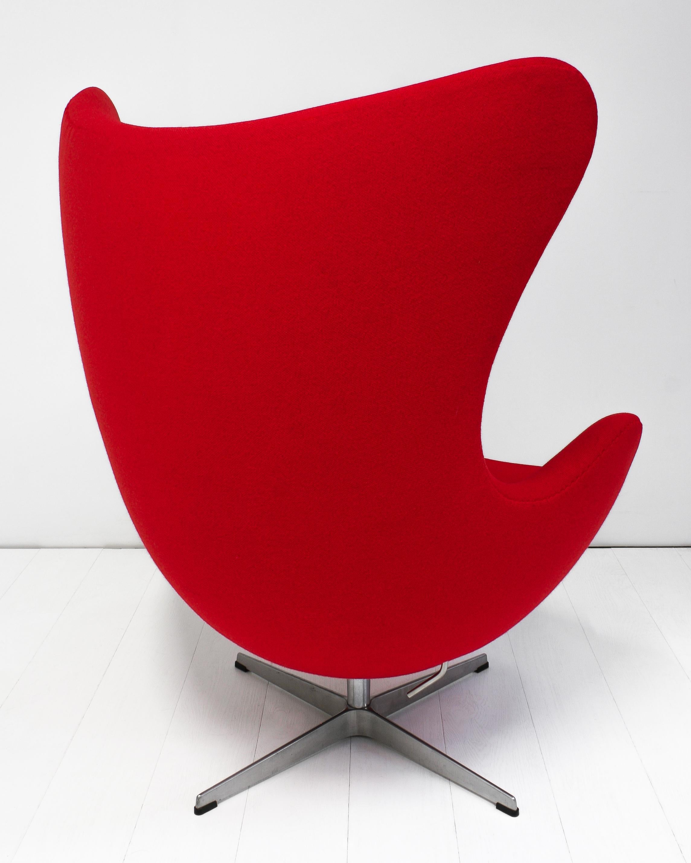 Fin du 20e siècle Model 3316 Egg Lounge Chair par Arne Jacobsen pour Fritz Hansen, 1970 en vente