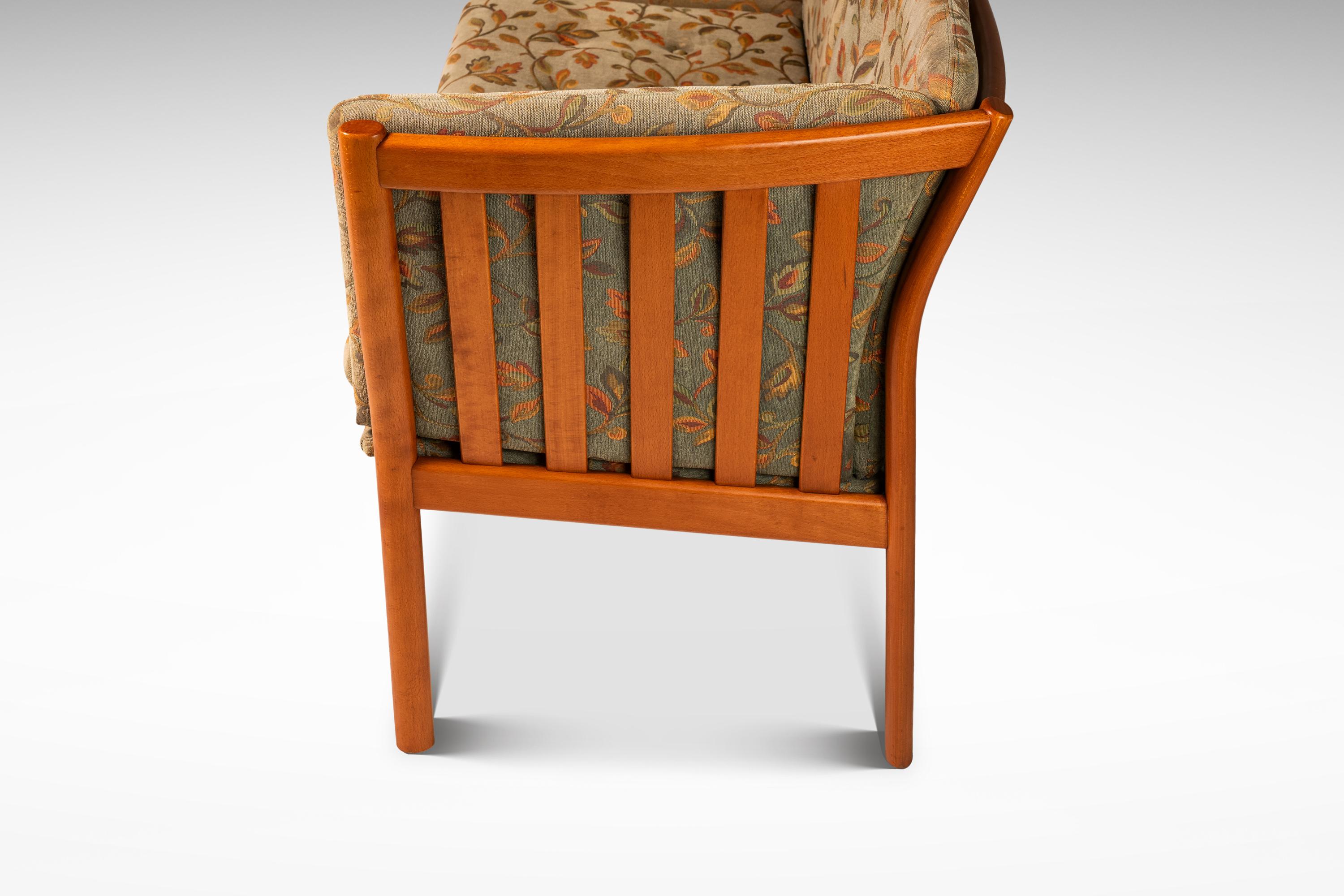 Model 333 Three-Seater Sofa in Solid Beech by Schou Andersen, Denmark, c. 1980s For Sale 4