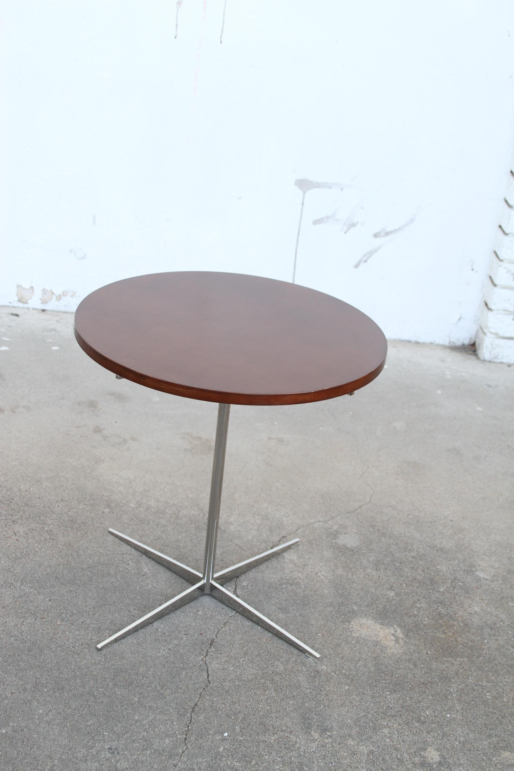 Danish Pair of Marc Thorpe for Bernhardt Designs Side Tables w/ Curly Maple Tops For Sale