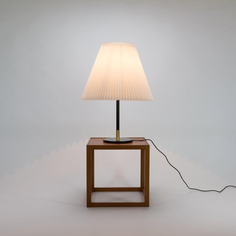 Model 352 Adjustable Table Lamp by Aage Petersen for Le Klint, Denmark, 1970s at 1stDibs