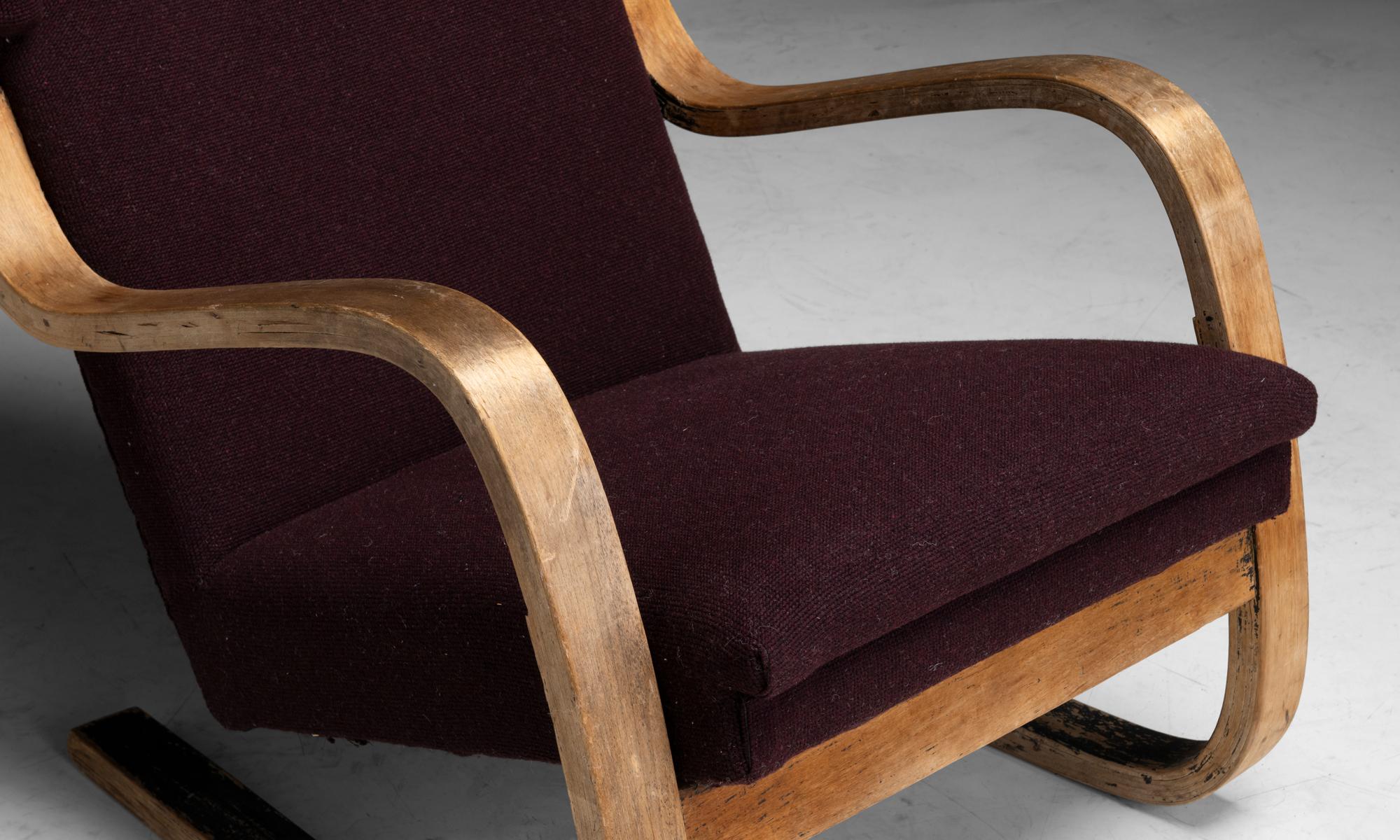 Finnish Model 36/401 Alvar Aalto Cantilever Lounge Chair, Finland, 1930