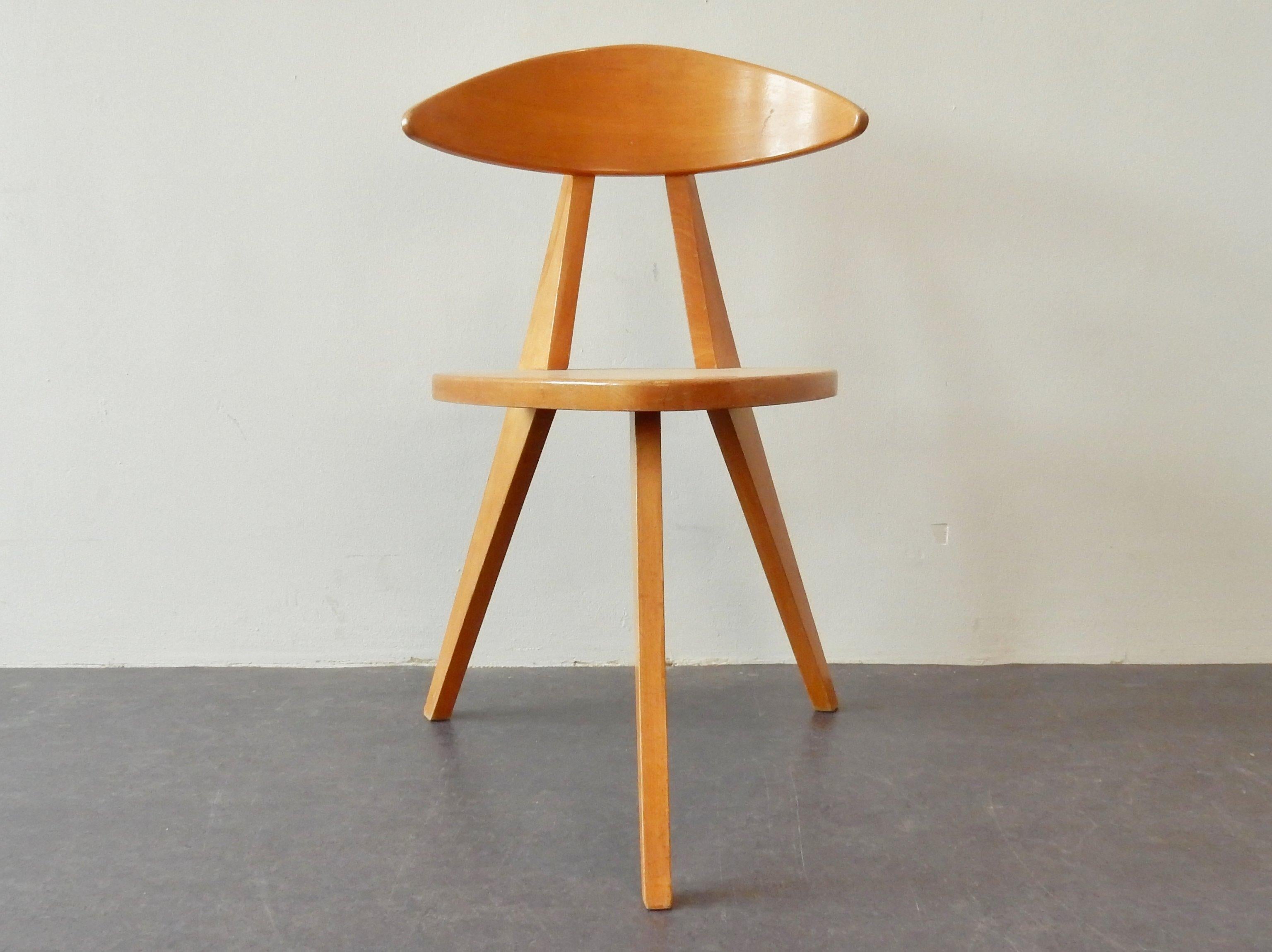 Mid-Century Modern Model '360' Children Chair by Walter Papst for Wilkhahn, Germany 1950's For Sale