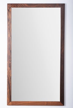 Specchio da parete in palissandro Model 366 di Aksel Kjersgaard per Odder, Danimarca, anni '60