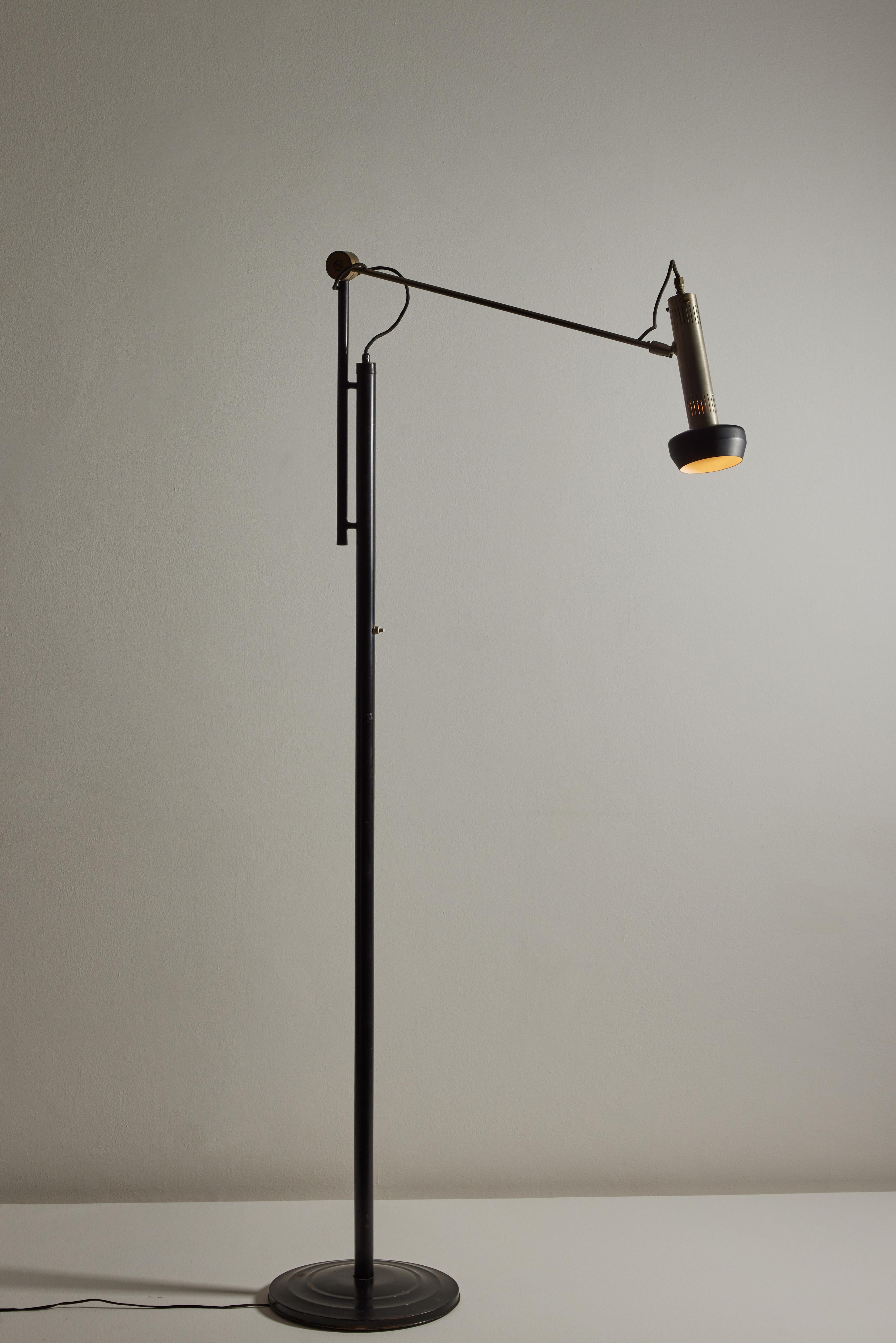 Mid-Century Modern Model 387 Floor Lamp by Tito Agnoli for Oluce