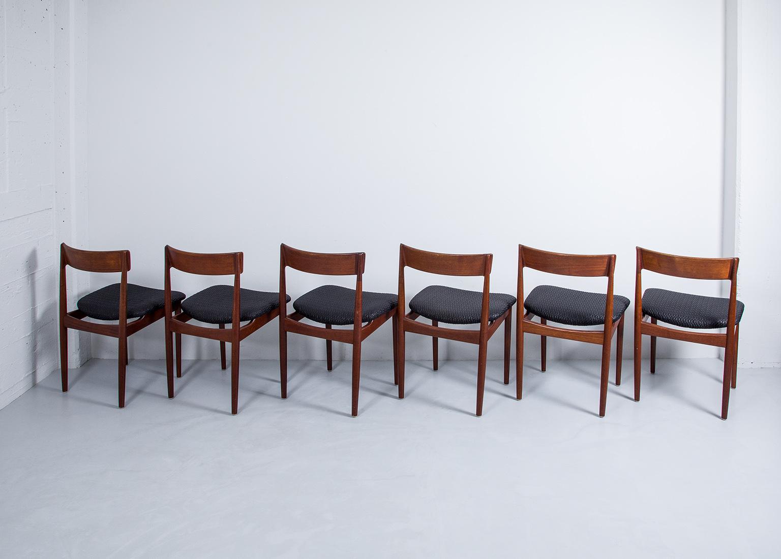 European Model 39 Dining Chairs by Henry Rosengren Hansen for Brande Møbelindustri, 1960s