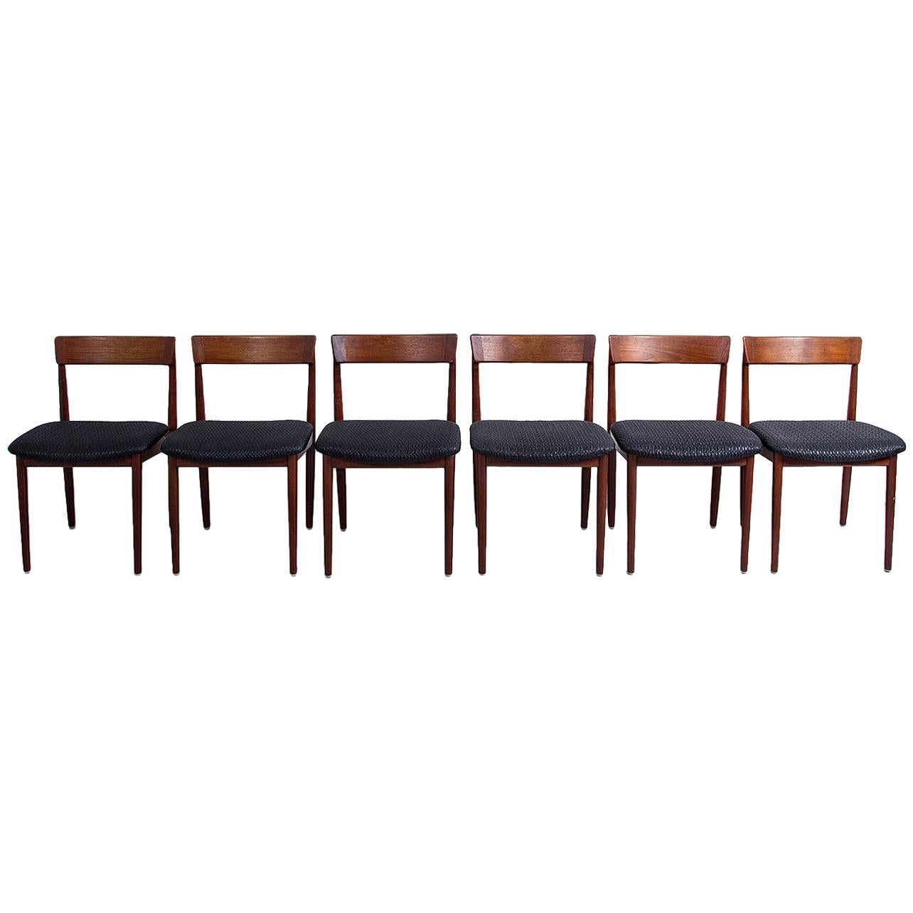 Model 39 Dining Chairs by Henry Rosengren Hansen for Brande Møbelindustri, 1960s