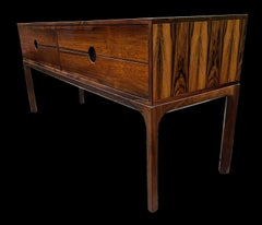 Model 394 Low Chest of 4 Drawers by Kai Kristiansen for Aksel Kjersgaard