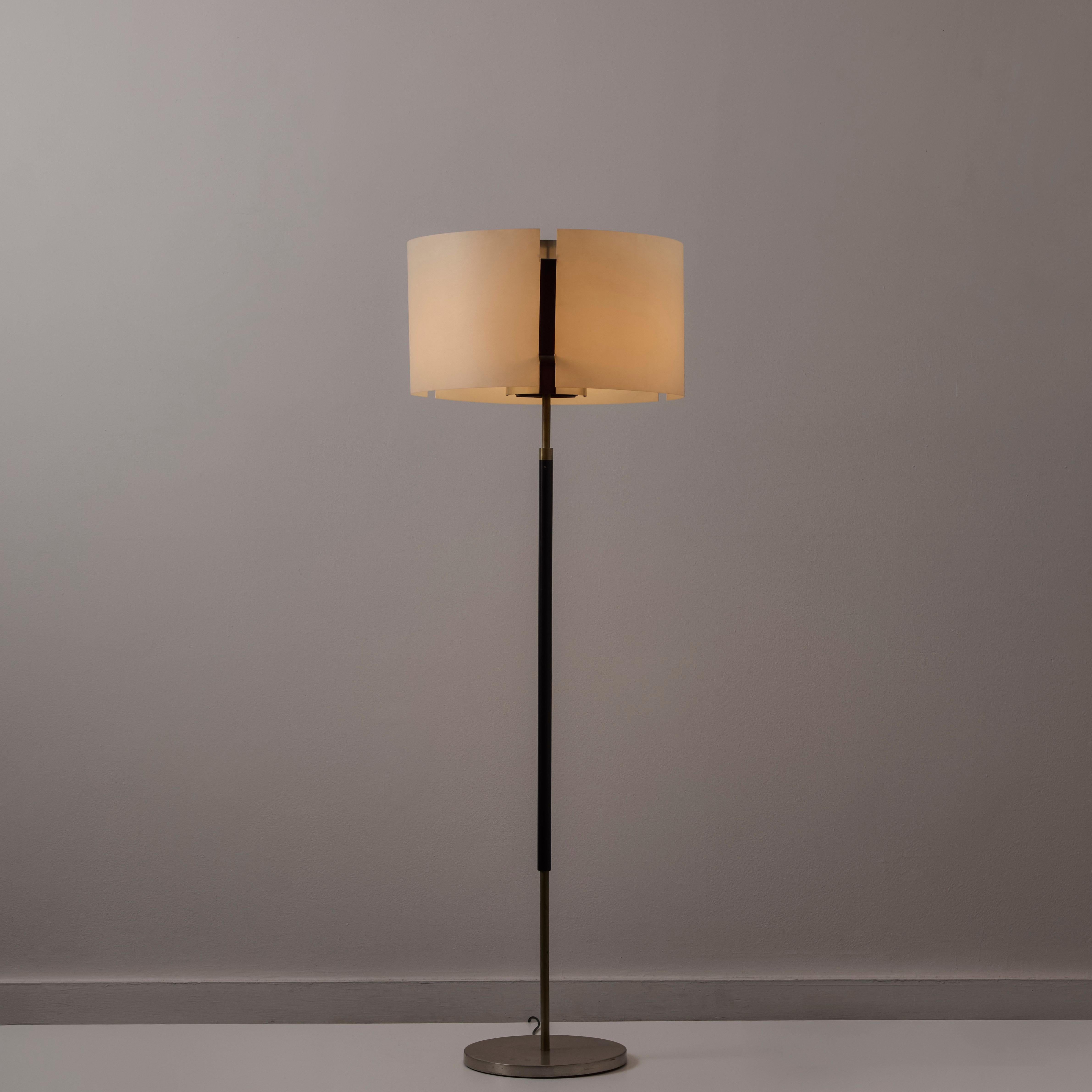 Mid-Century Modern Lampadaire Modèle 397 d'Angelo Ostuni et Renato Forti pour Oluce en vente