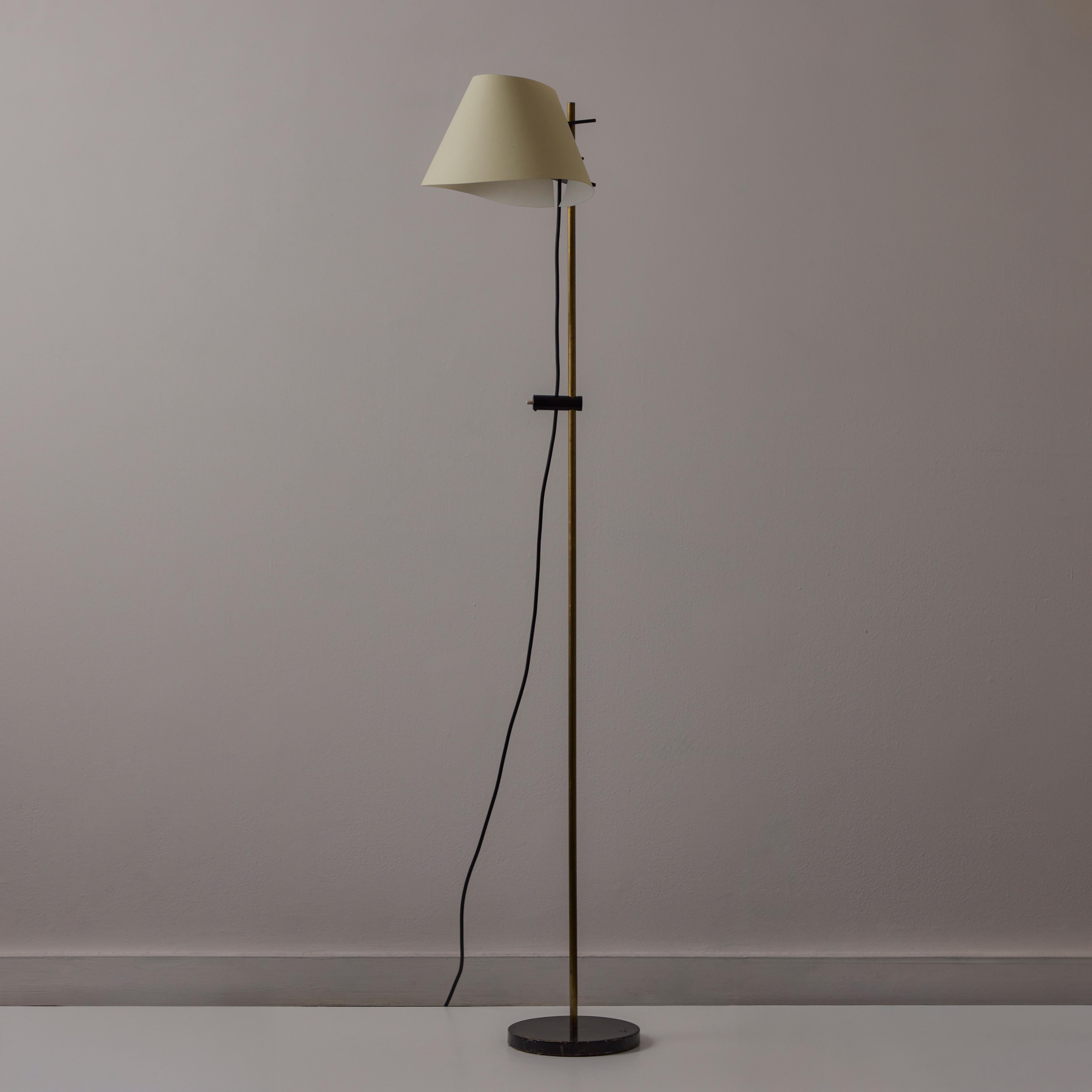 Lámpara de pie Model 398 de Ostuni & Forti para Oluce Metal en venta