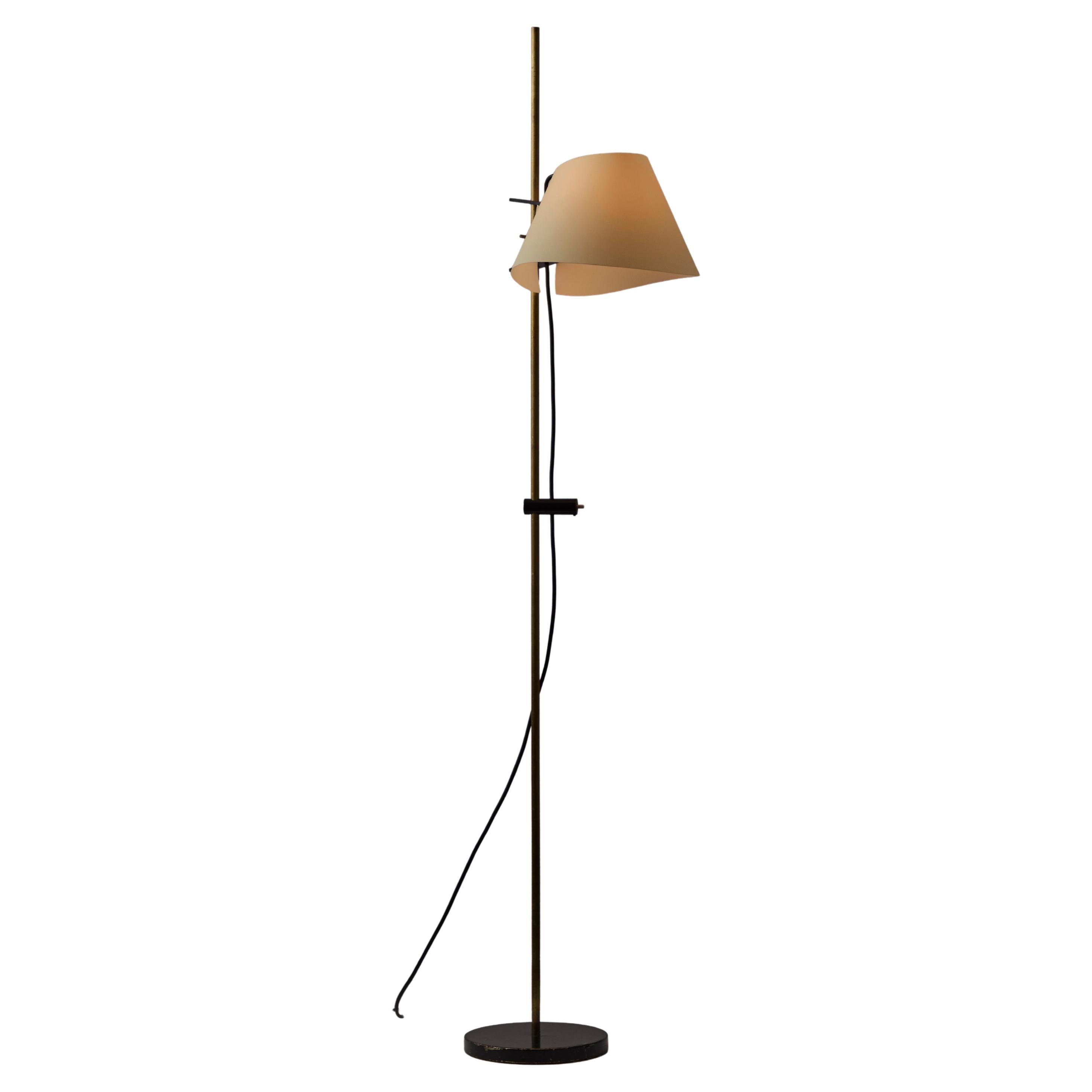 Lampada da terra Model 398 di Ostuni & Forti per Oluce