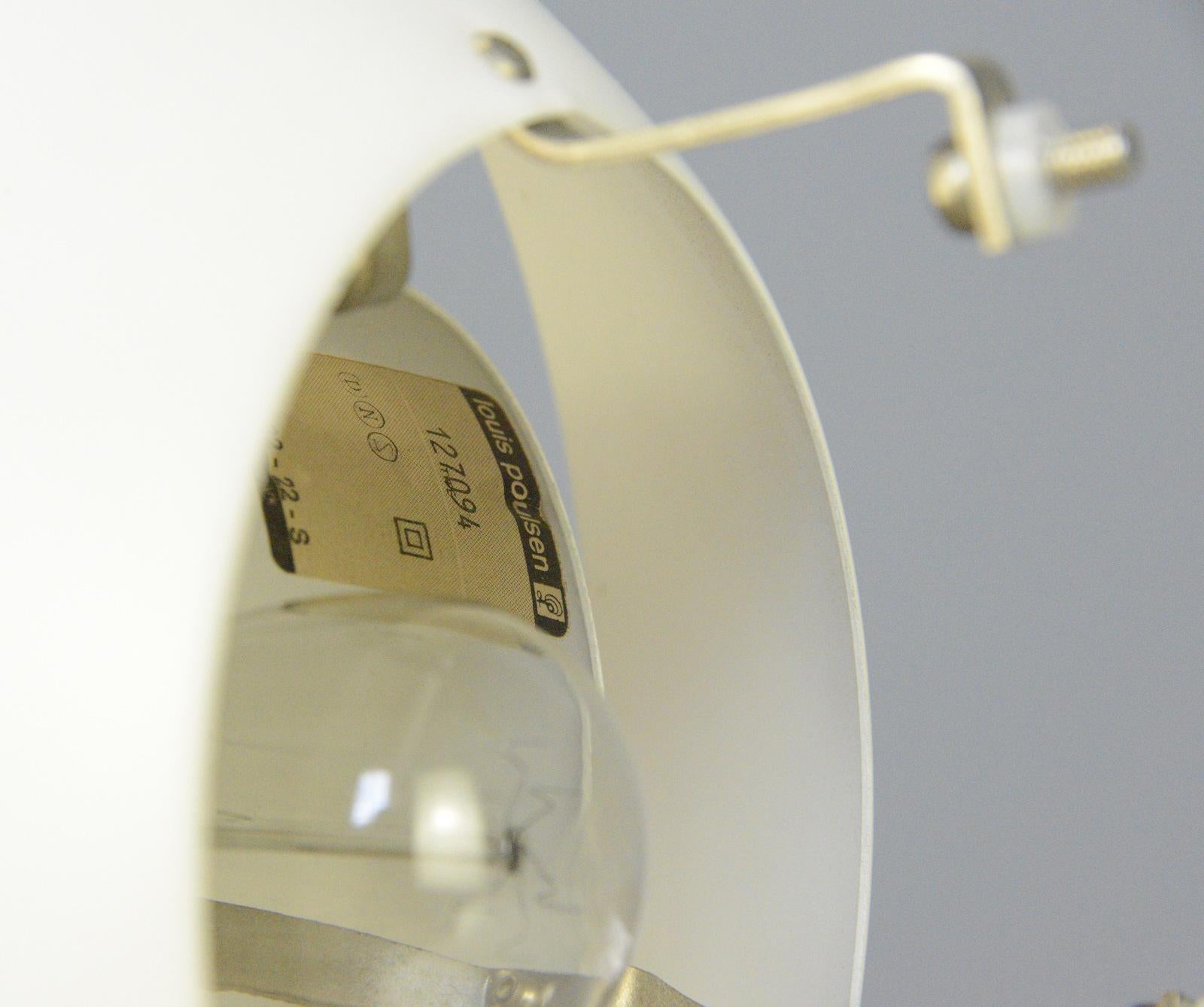 Acier Lampe de bureau modèle 4/3 de Louis Poulsen vers les années 1960