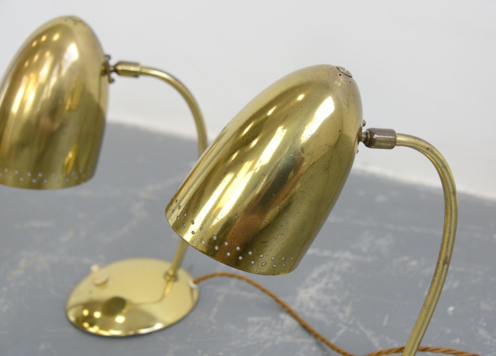 German Model 4007 Table Lamps by Christian Dell for Kaiser Idell, circa 1930s