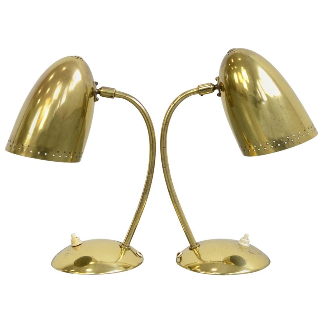 Model 4007 Table Lamps by Christian Dell for Kaiser Idell, circa 1930s
