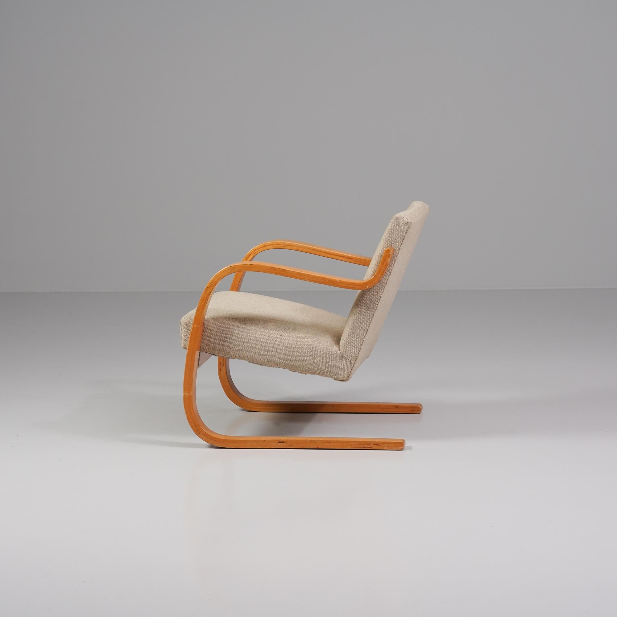 Sillón Modelo 402, Alvar Aalto, Oy Huonekalu- ja Rakennustyötehdas Ab, 1940/50s Escandinavo moderno en venta