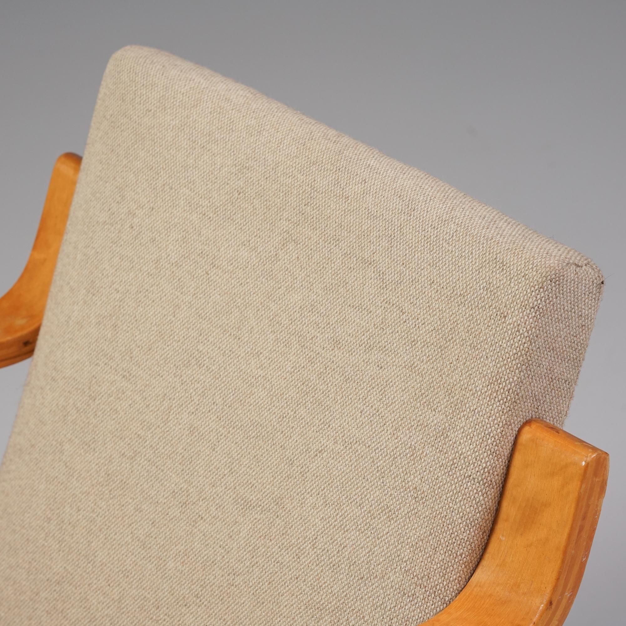 Sillón Modelo 402, Alvar Aalto, Oy Huonekalu- ja Rakennustyötehdas Ab, 1940/50s en Bueno estado para la venta en Helsinki, Uusimaa