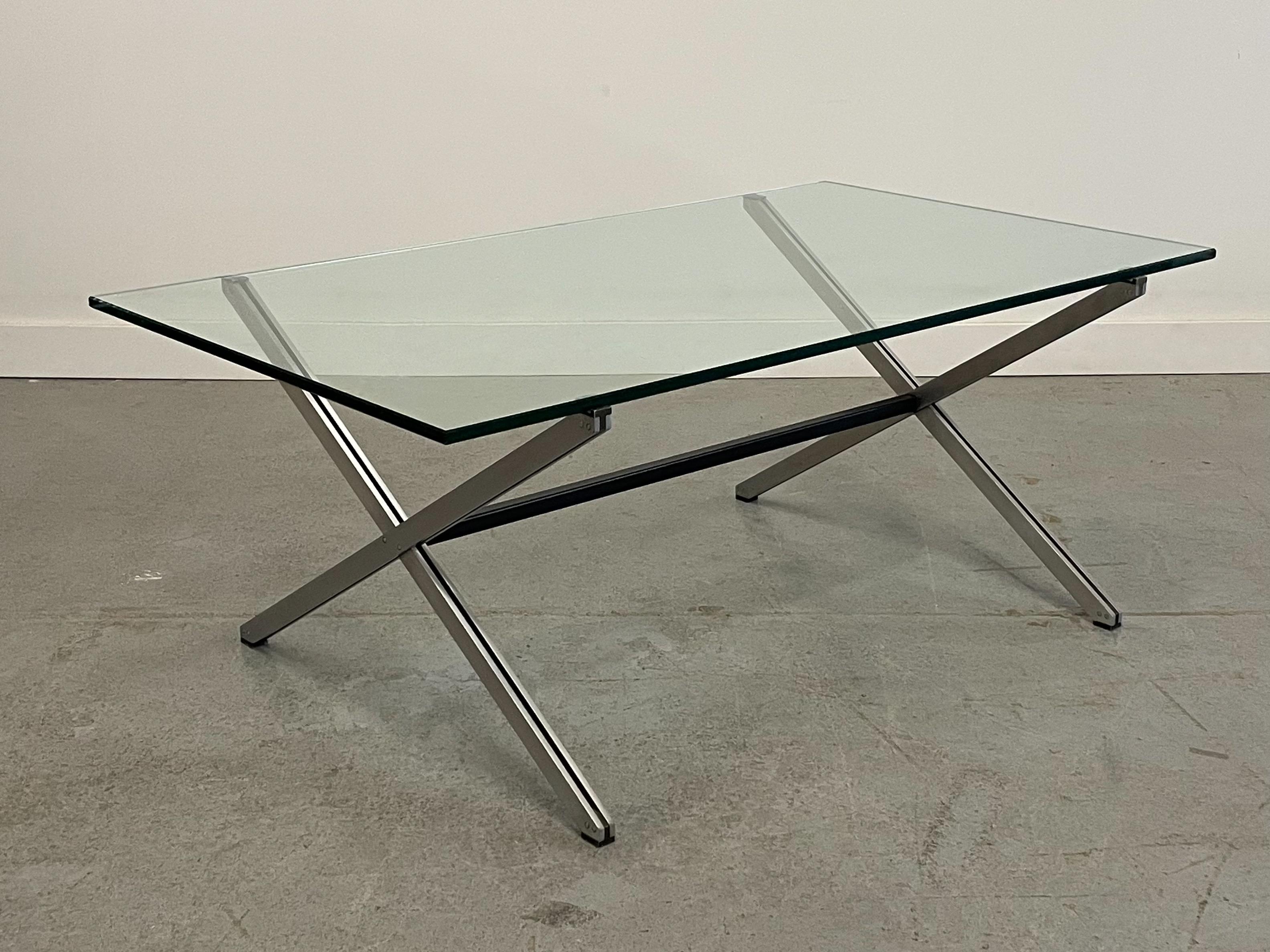 Mid-Century Modern Table basse de bar parallèle modèle 405 de Florence Knoll pour Knoll Associates en vente