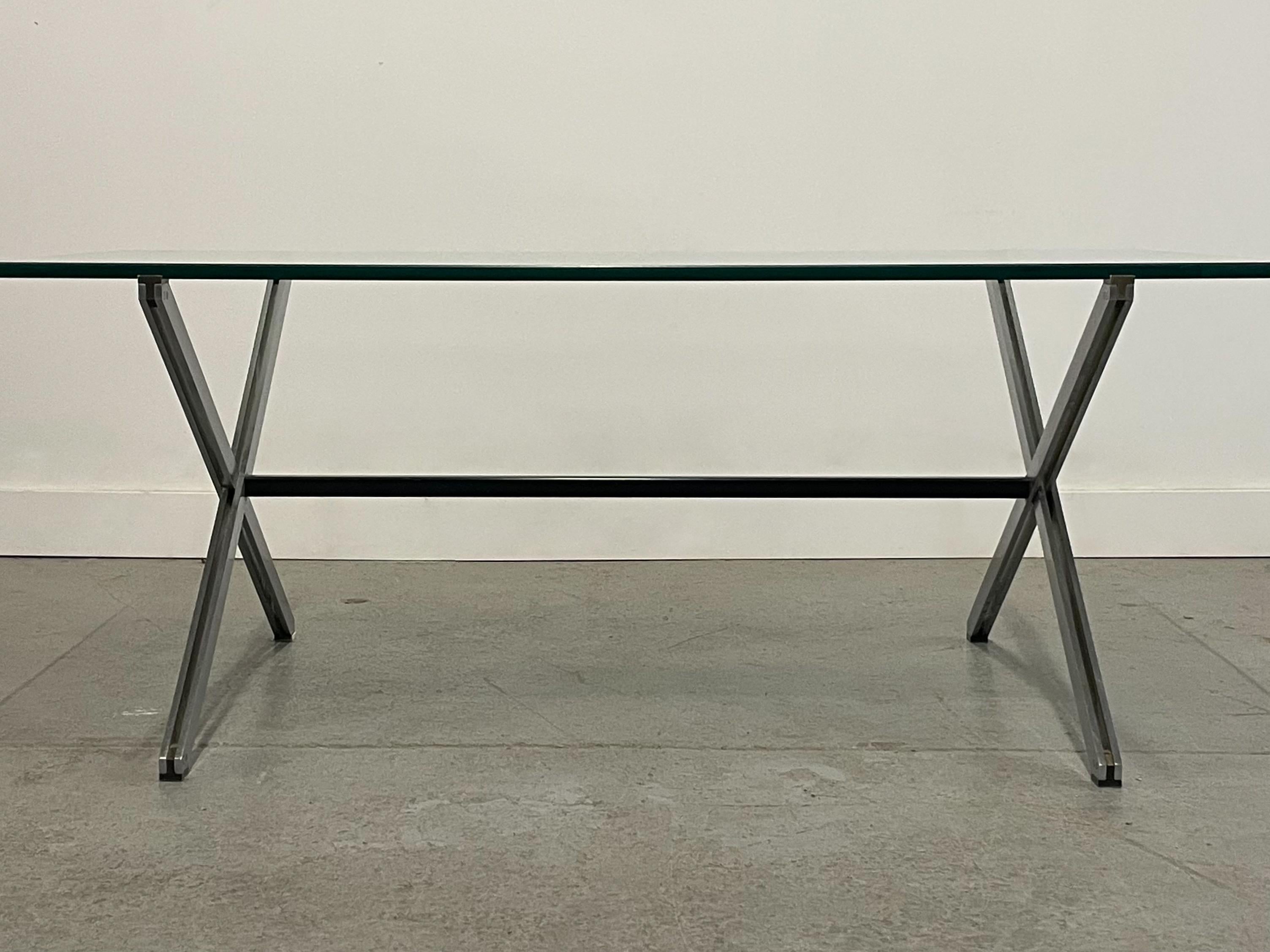 Américain Table basse de bar parallèle modèle 405 de Florence Knoll pour Knoll Associates en vente