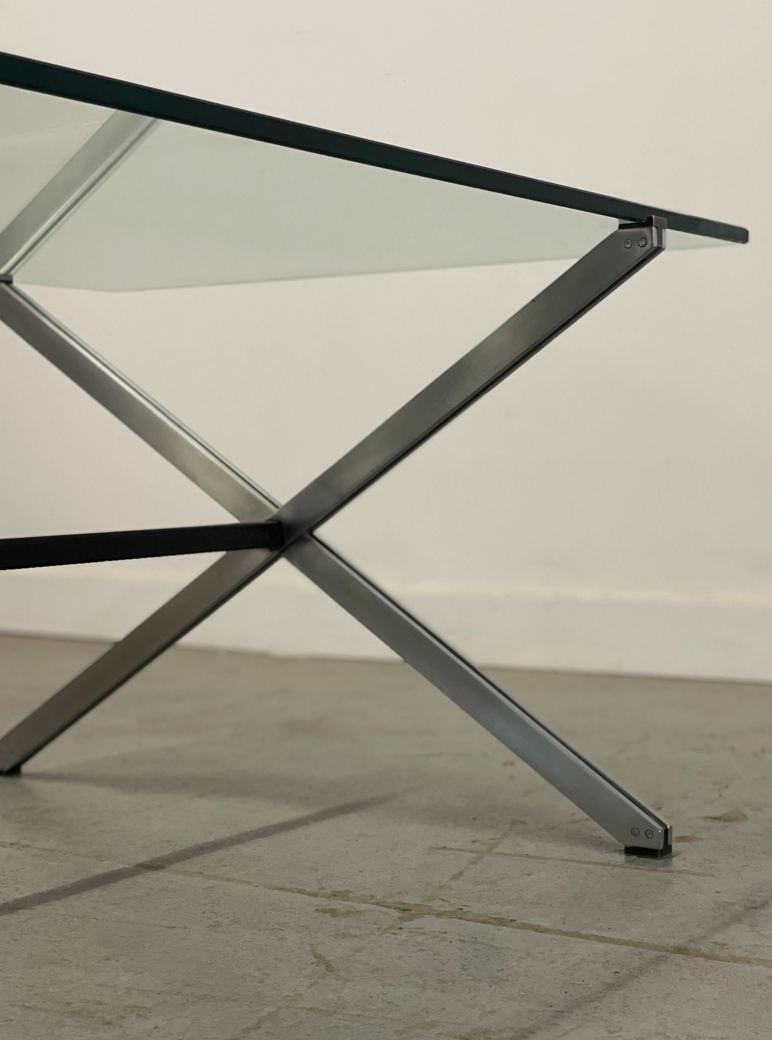Ferronnerie Table basse de bar parallèle modèle 405 de Florence Knoll pour Knoll Associates en vente