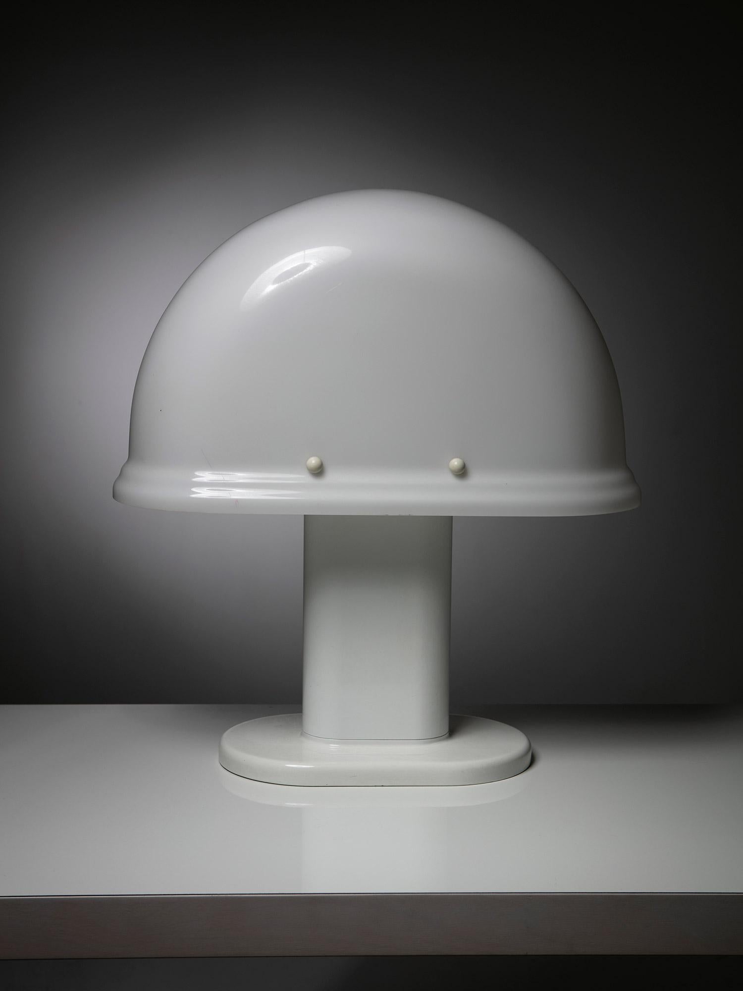Model 4054 Table Lamp by Rodolfo Bonetto for Guzzini, Italy, 1970s In Good Condition For Sale In Milan, IT
