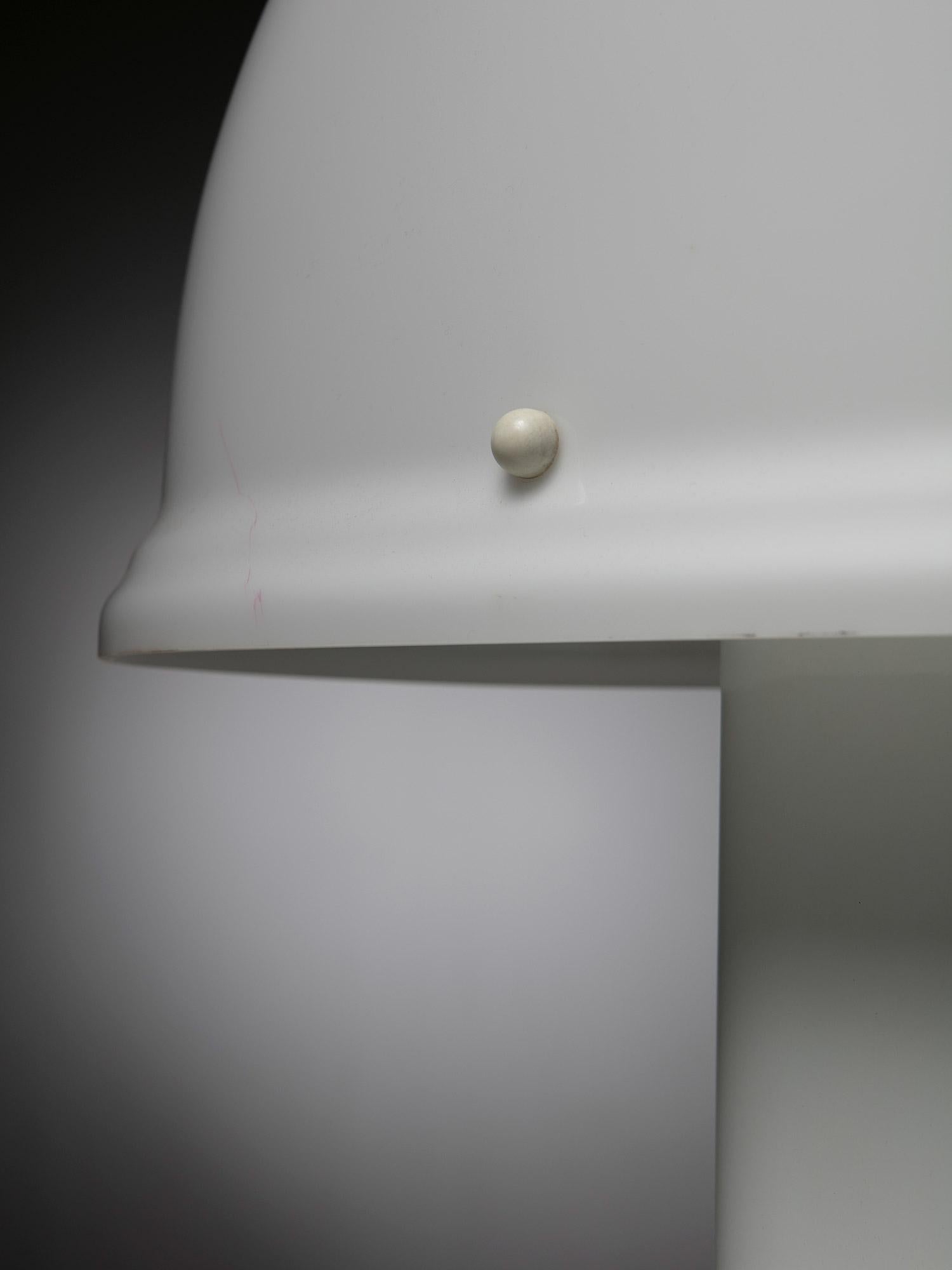 Metal Model 4054 Table Lamp by Rodolfo Bonetto for Guzzini, Italy, 1970s For Sale
