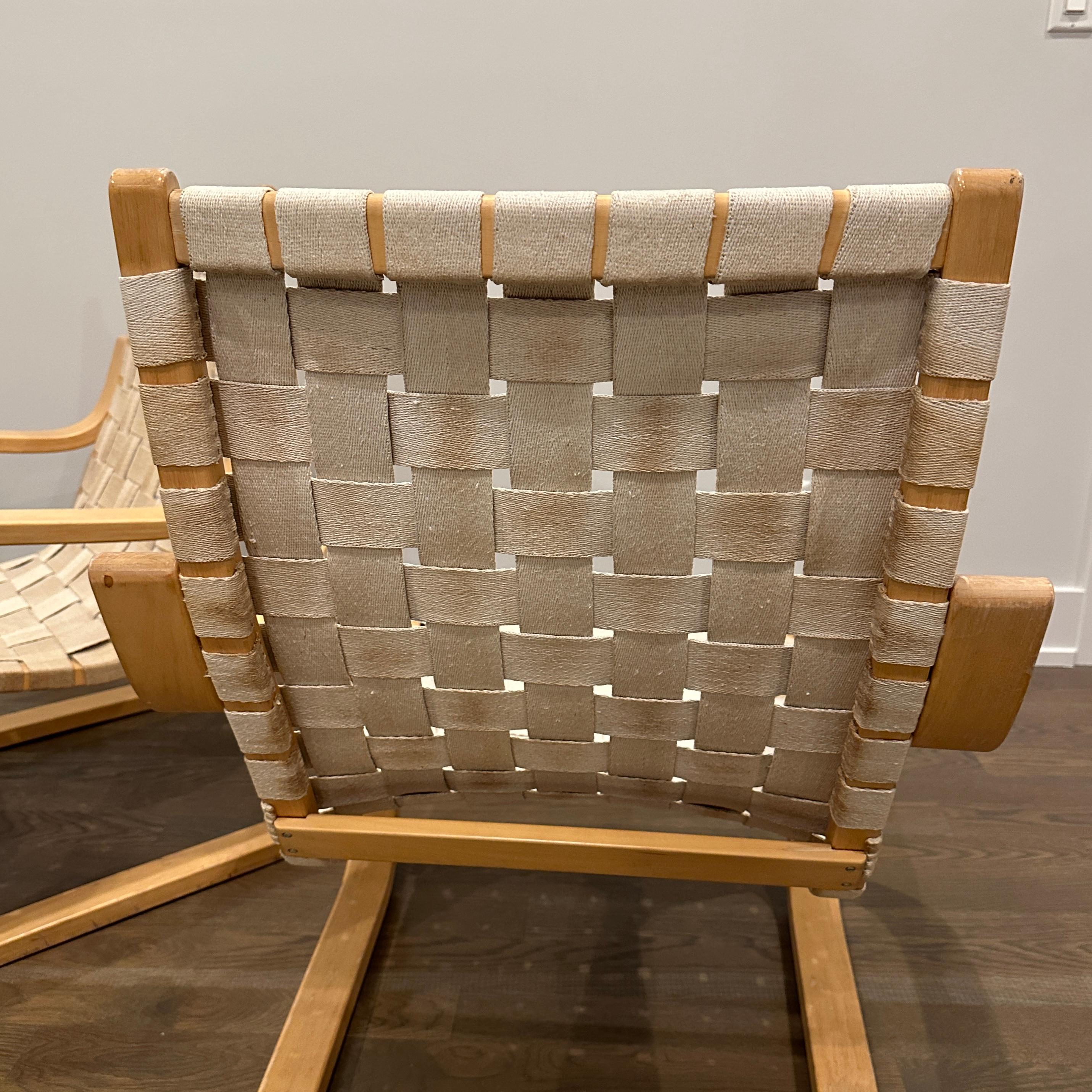 Sedie da salotto Model 406 di Alvar Aalto per Artek in vendita 4