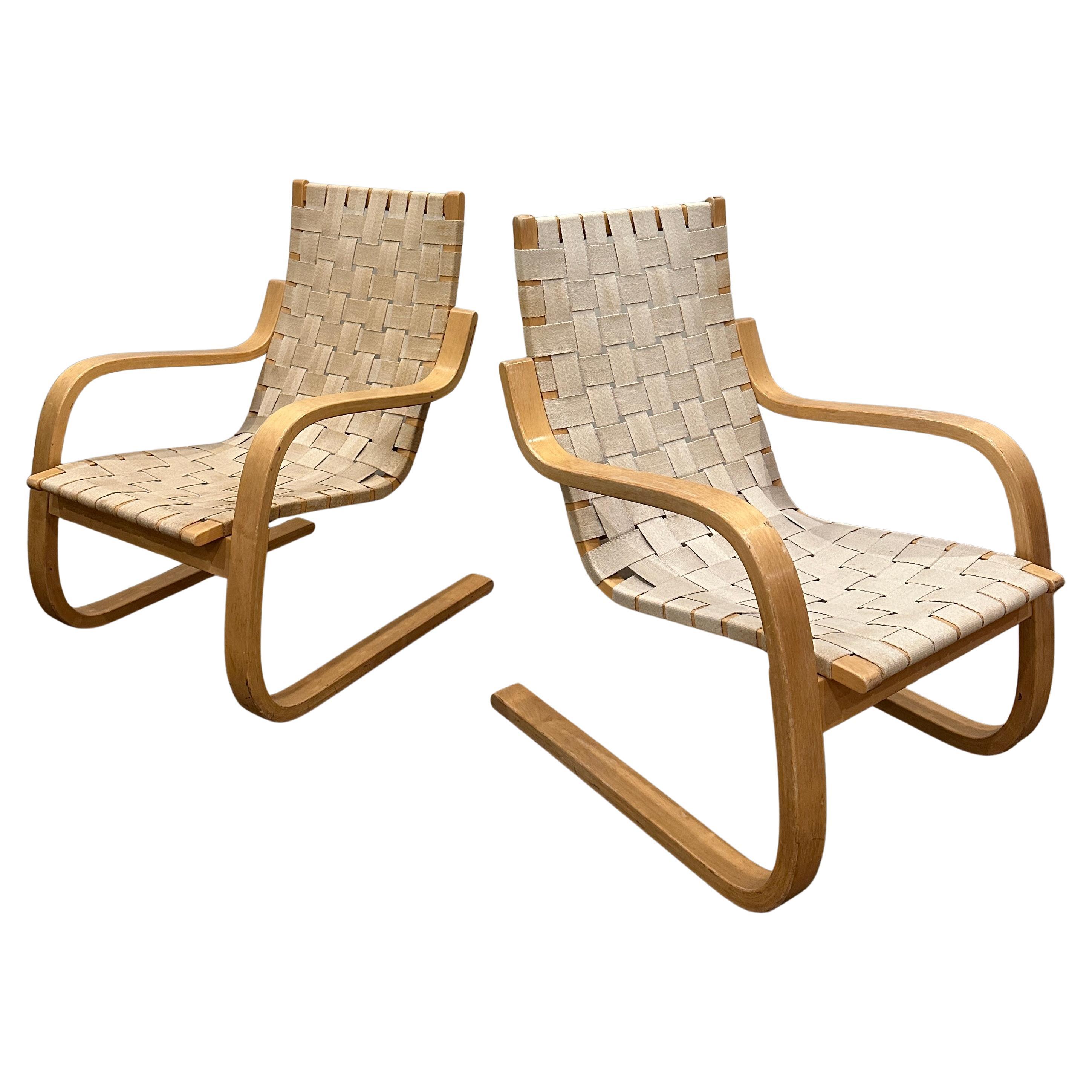 Sedie da salotto Model 406 di Alvar Aalto per Artek