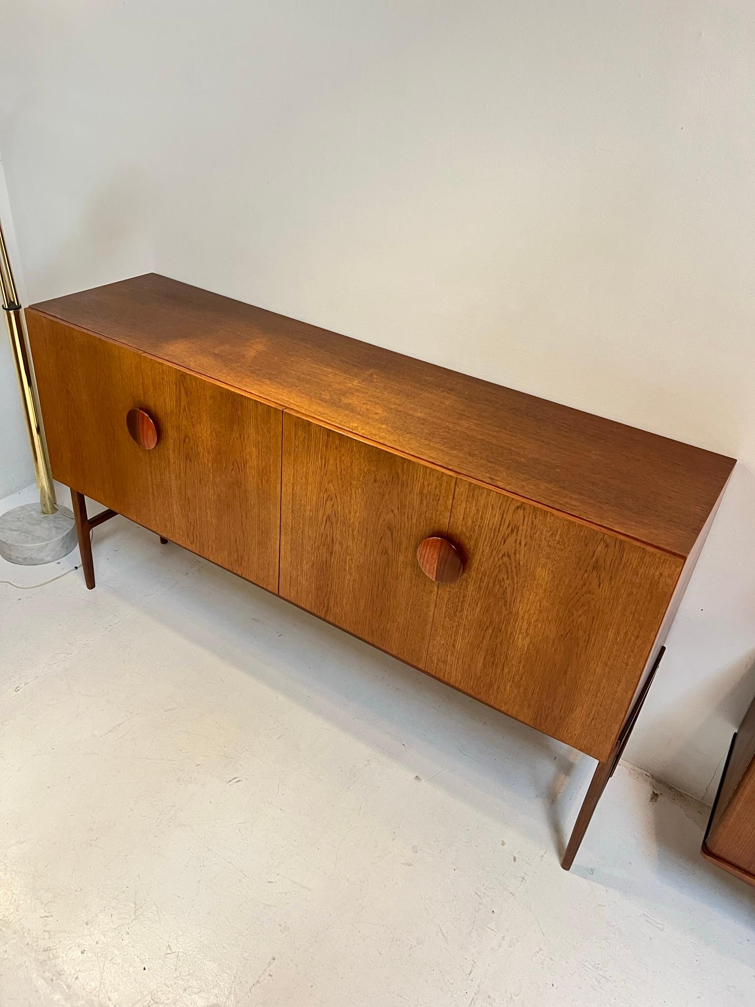 Model 4060 Teak High Sideboard Designed by Danish Ib Kofod Larsen for G-Plan 13