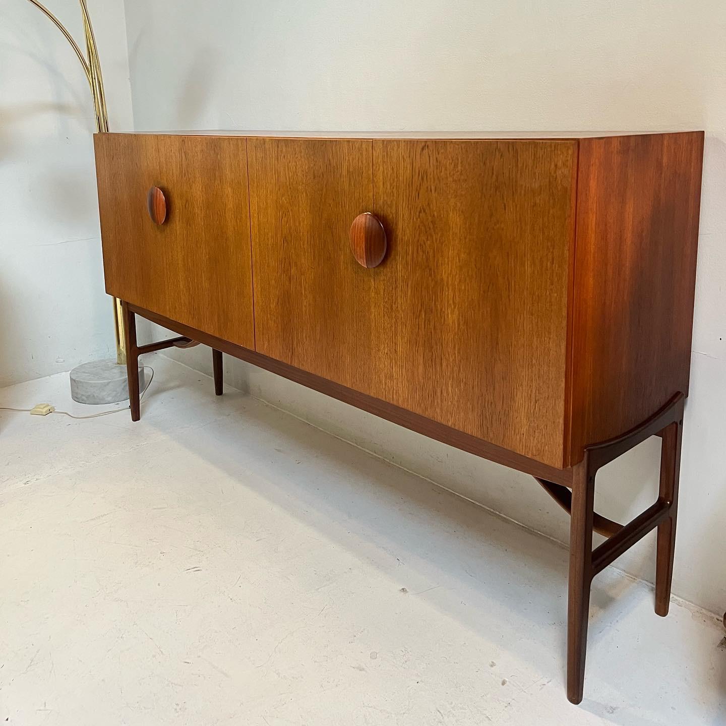 Model 4060 Teak High Sideboard Designed by Danish Ib Kofod Larsen for G-Plan 4