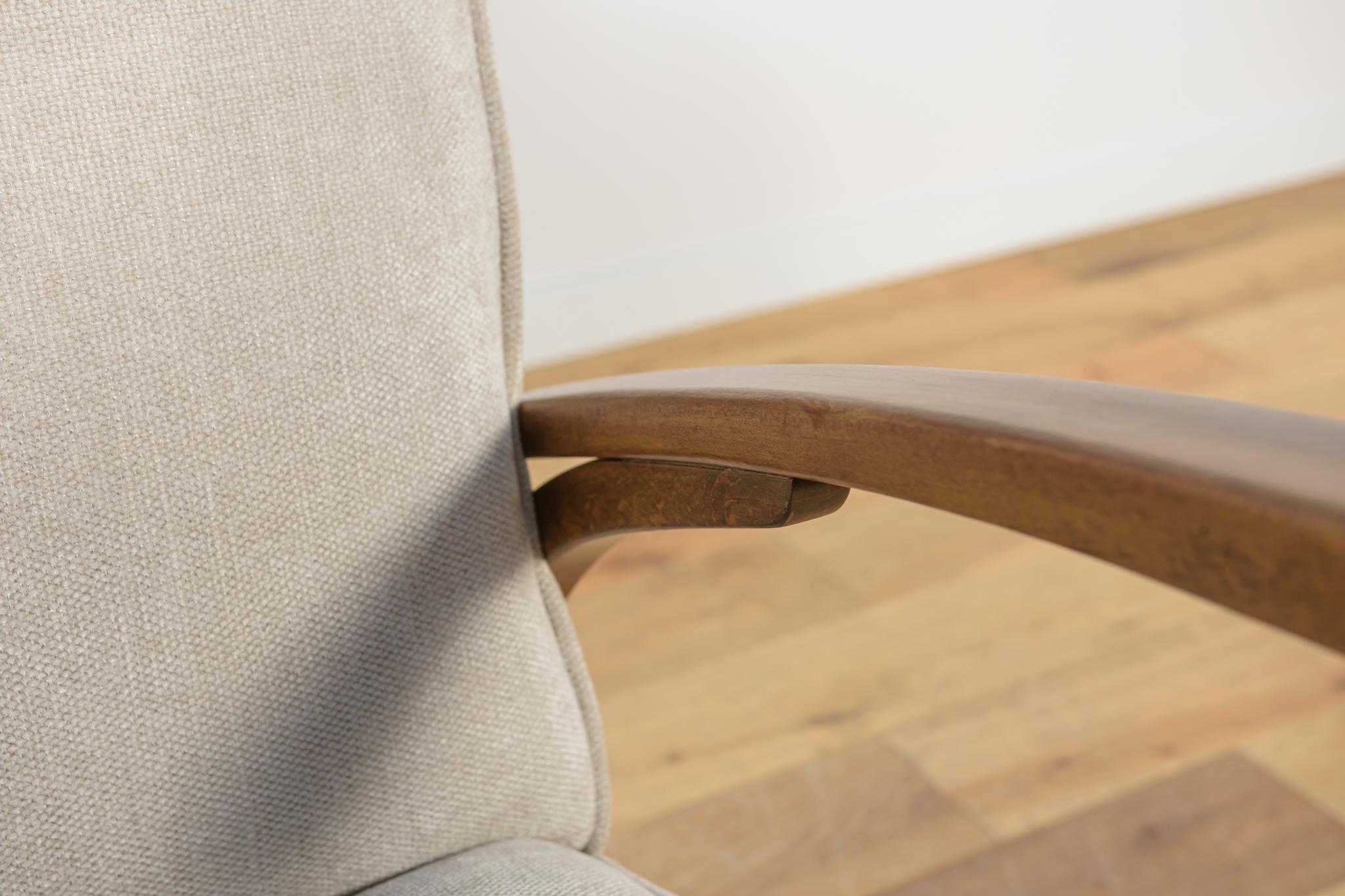 Modell 410 Sessel von Jindřich Halabala für UP Závody, Tschechoslowakei, 1930er Jahre im Angebot 4