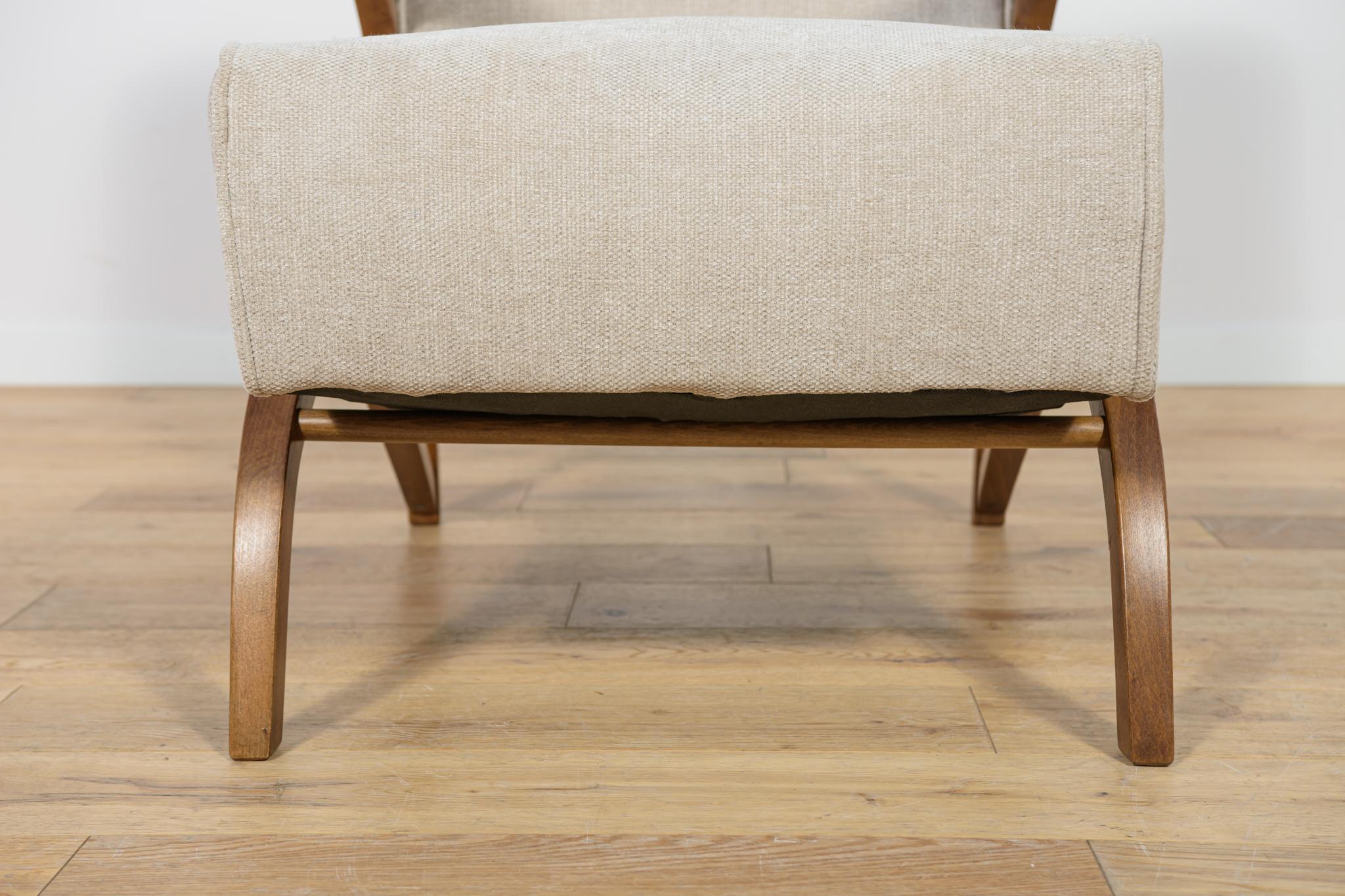 Modell 410 Sessel von Jindřich Halabala für UP Závody, Tschechoslowakei, 1930er Jahre im Angebot 8