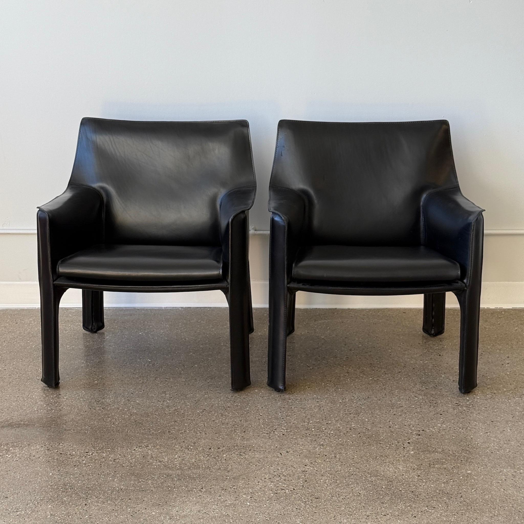 Chaises longues à cabine modèle 414 par Mario Bellini pour Cassina en vente 1