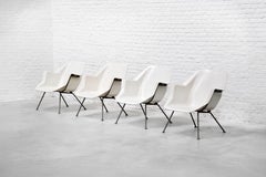 Chaises Modèle 416 par Wim Rietveld & André Cordemeyer pour Gispen, ensemble de 4, 1957