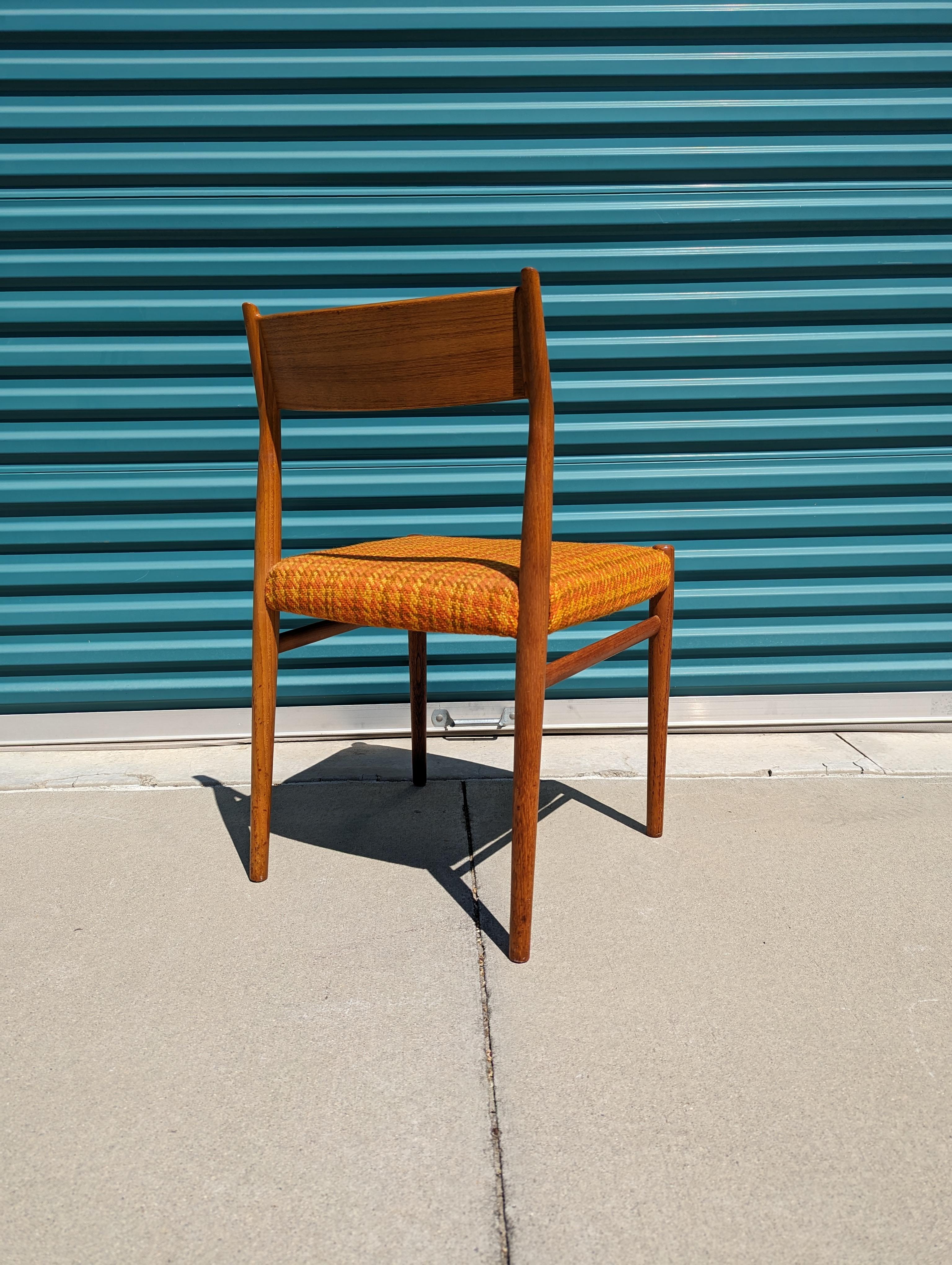 Danish Model 418 Teak Dining Chair by Arne Vodder for Sibast, Denmark, 1960s For Sale